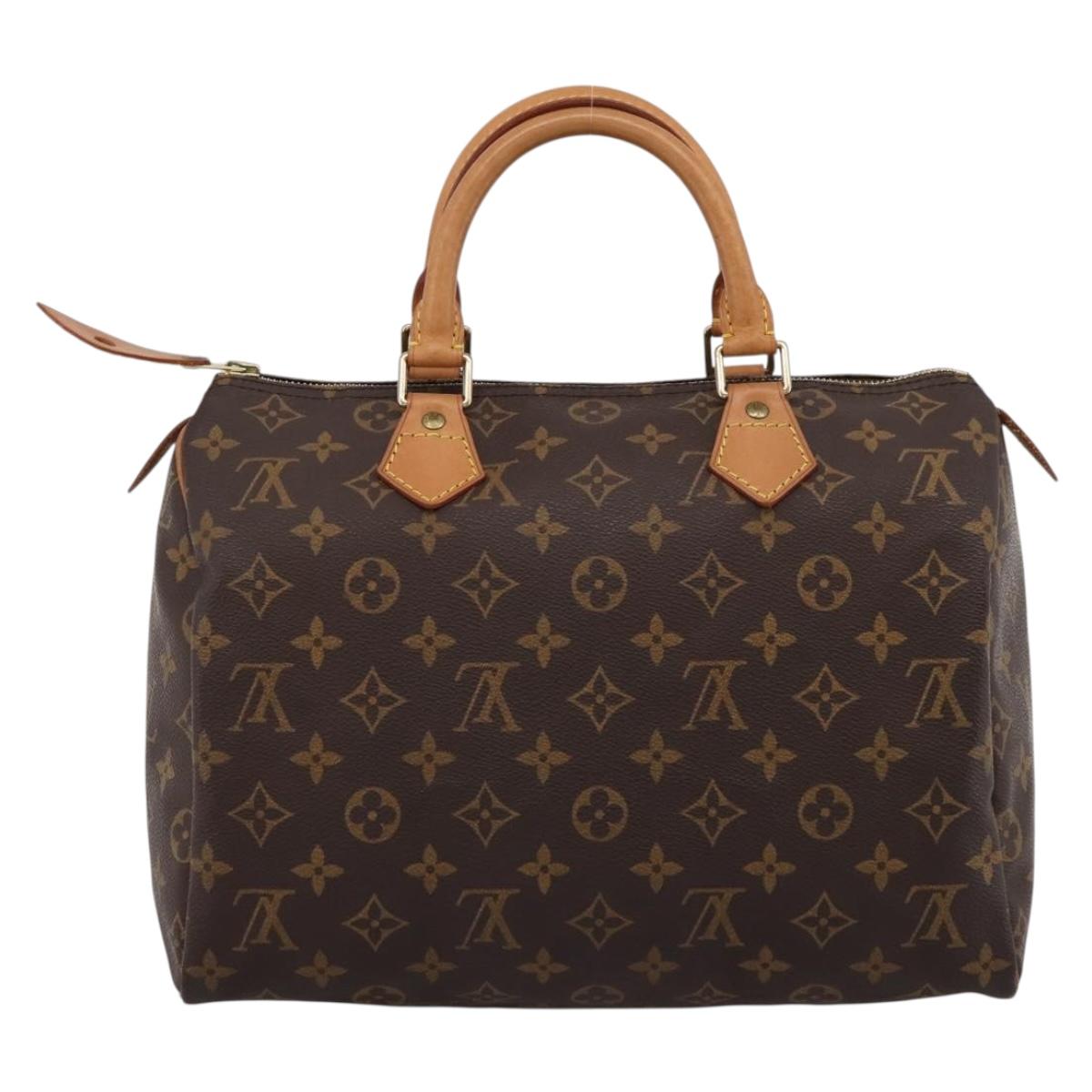 LOUIS VUITTON Monogram Speedy 30 Hand Bag M41526 LV Auth 197697V