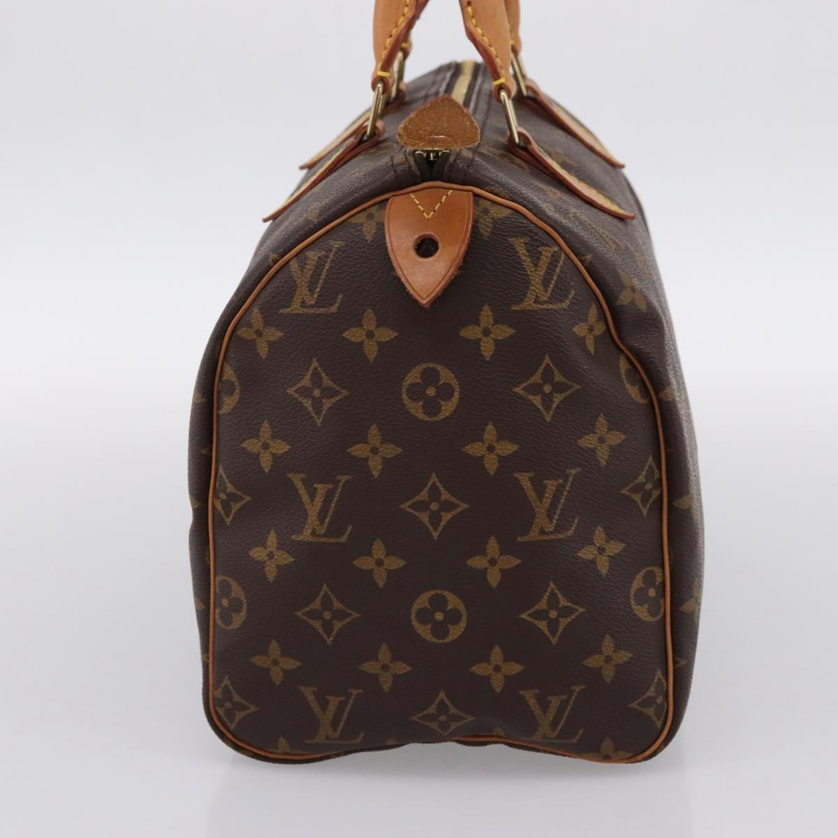 LOUIS VUITTON Monogram Speedy 30 Hand Bag M41526 LV Auth 197697V