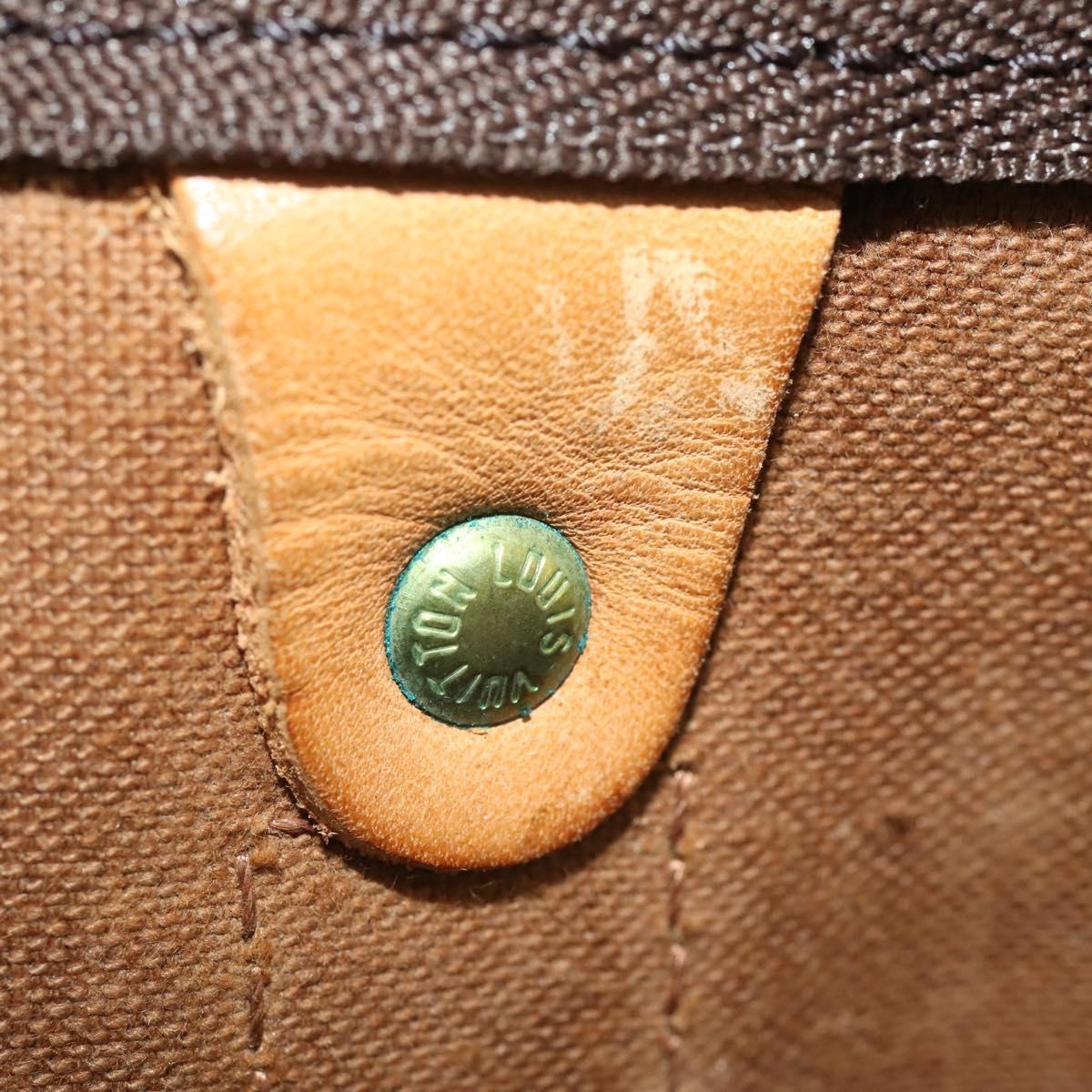 LOUIS VUITTON Monogram Keepall 60 Boston Bag M41422 LV Auth 197701