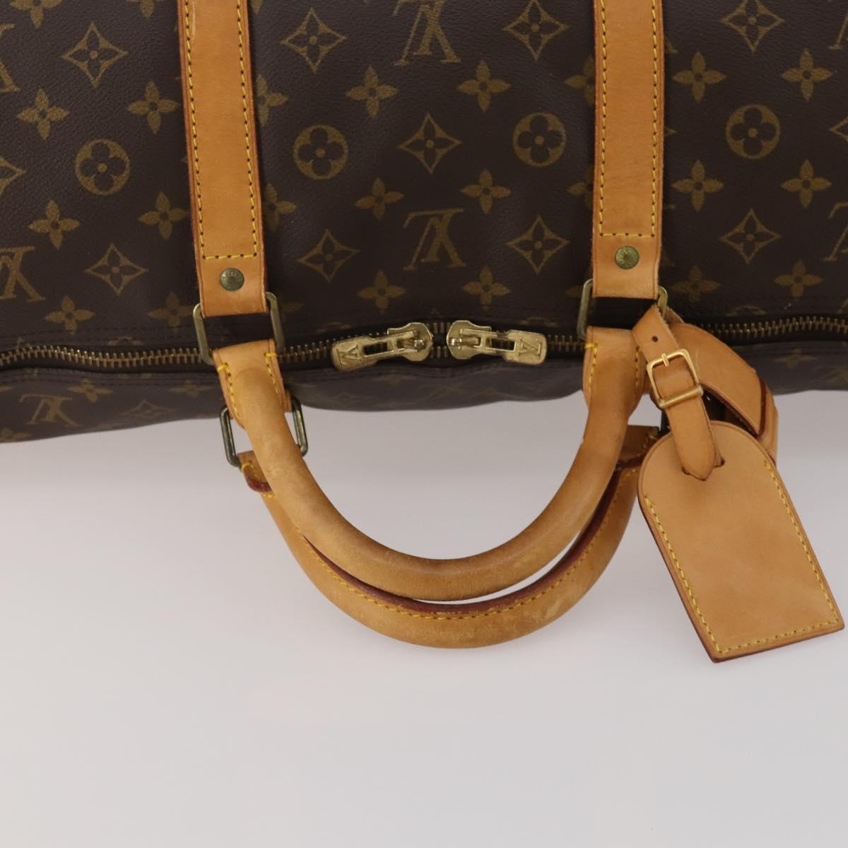 LOUIS VUITTON Monogram Keepall 60 Boston Bag M41422 LV Auth 197701