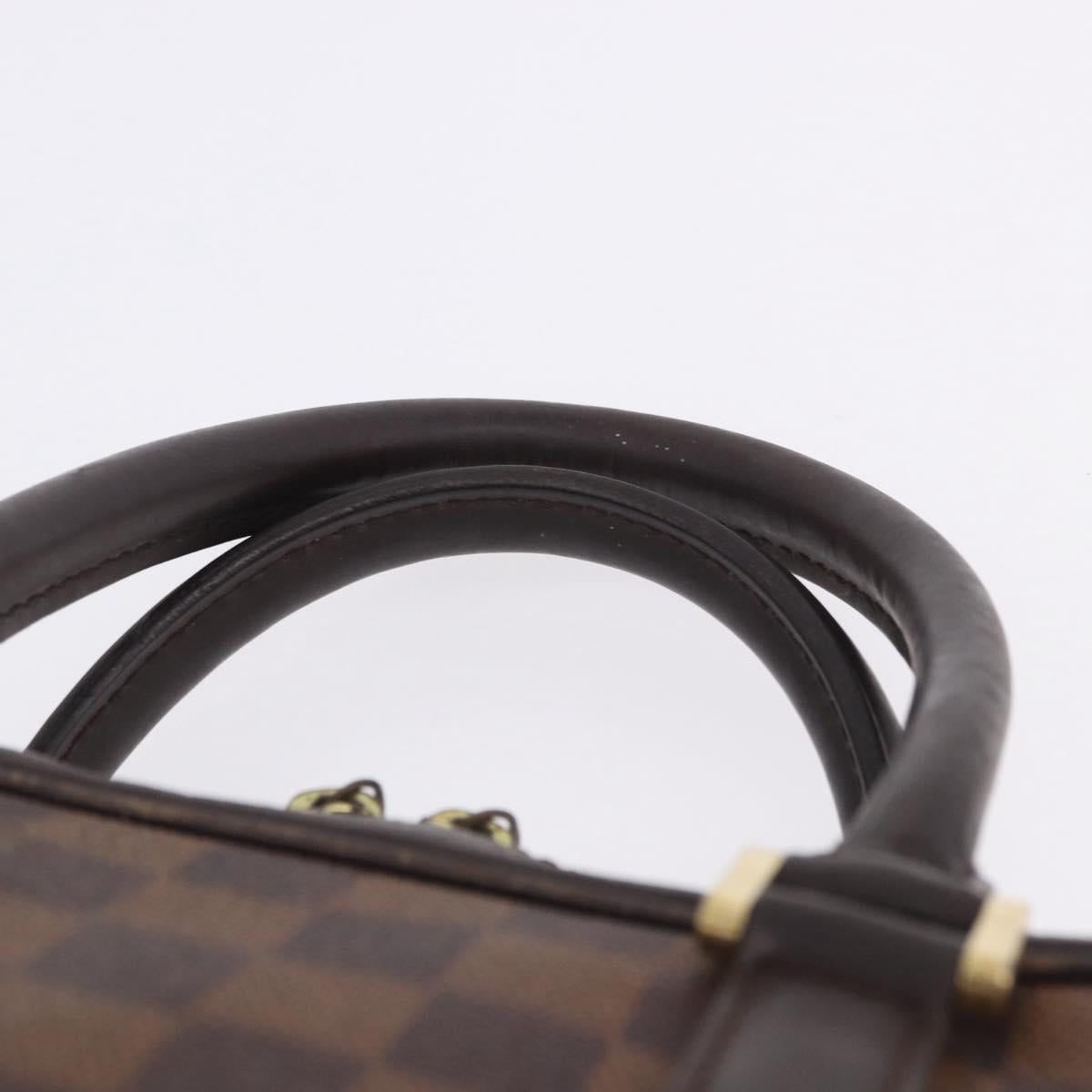 LOUIS VUITTON Damier Ebene Brera Hand Bag N51150 LV Auth 197706