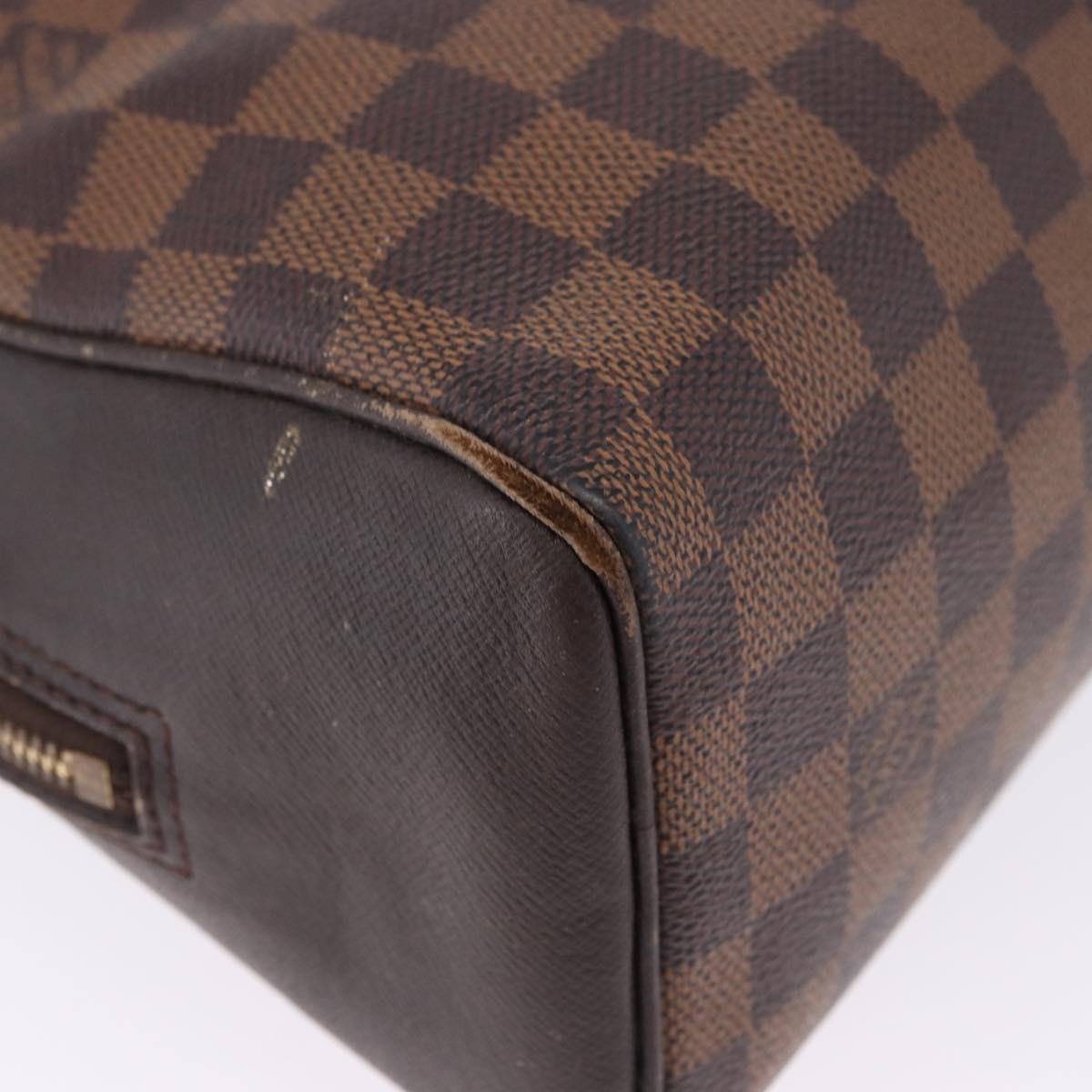 LOUIS VUITTON Damier Ebene Brera Hand Bag N51150 LV Auth 197706