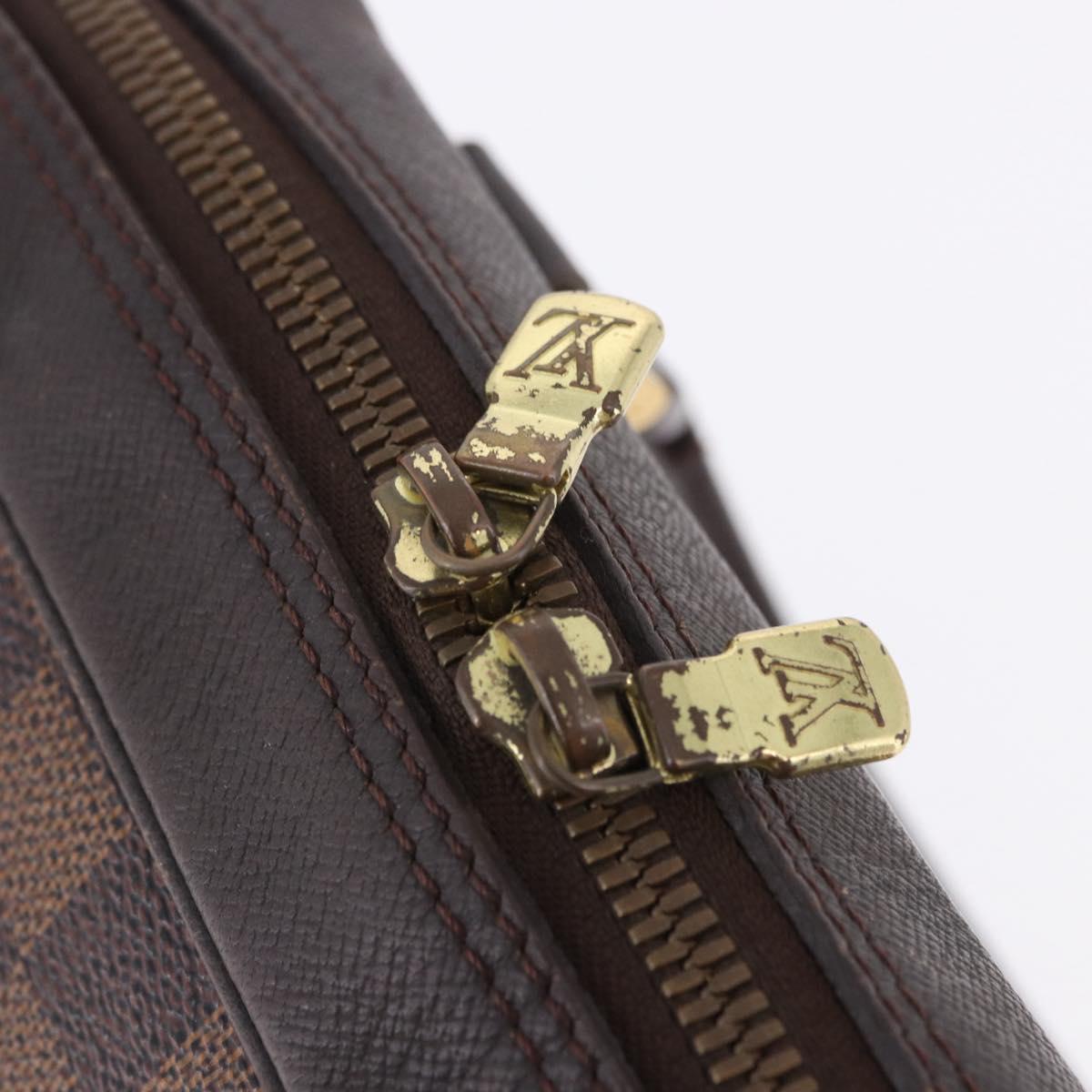 LOUIS VUITTON Damier Ebene Brera Hand Bag N51150 LV Auth 197706