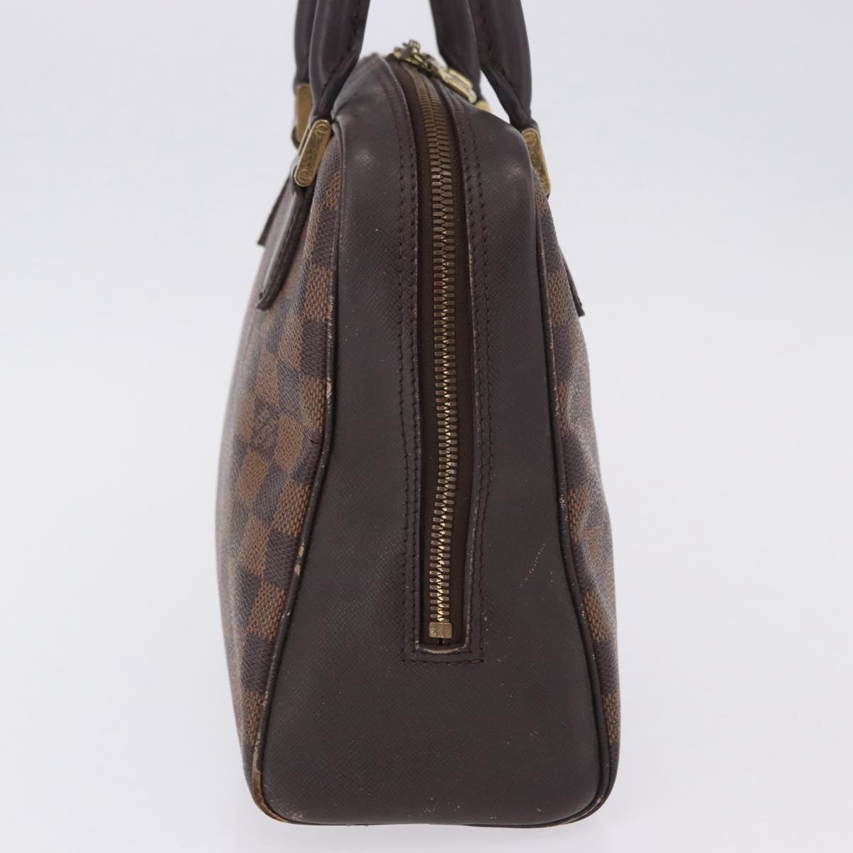 LOUIS VUITTON Damier Ebene Brera Hand Bag N51150 LV Auth 197706