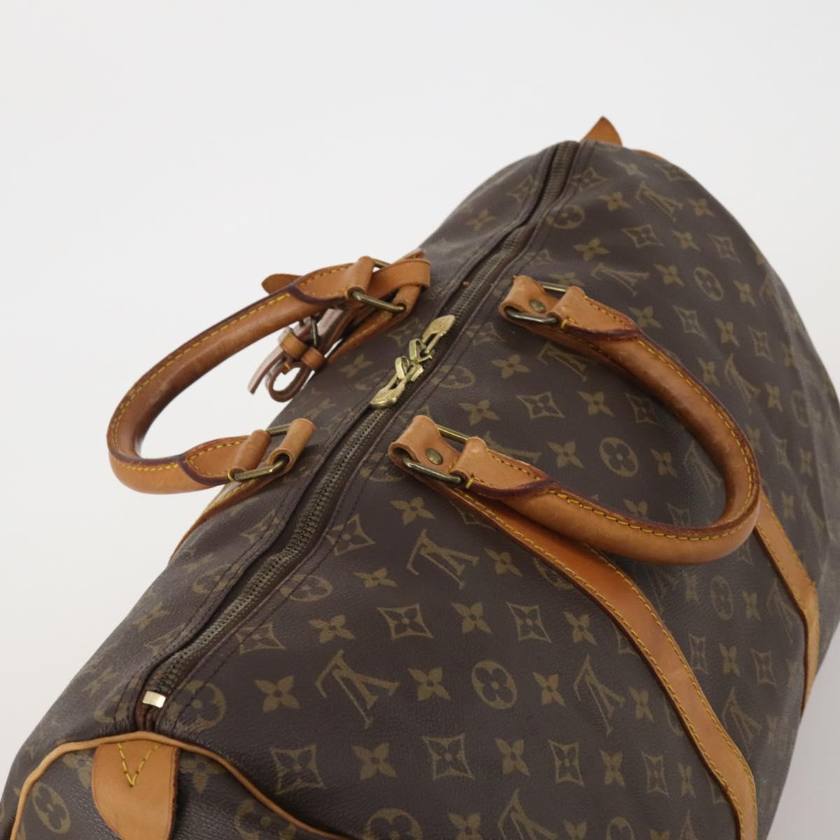 LOUIS VUITTON Monogram Keepall 50 Boston Bag M41426 LV Auth 197711A