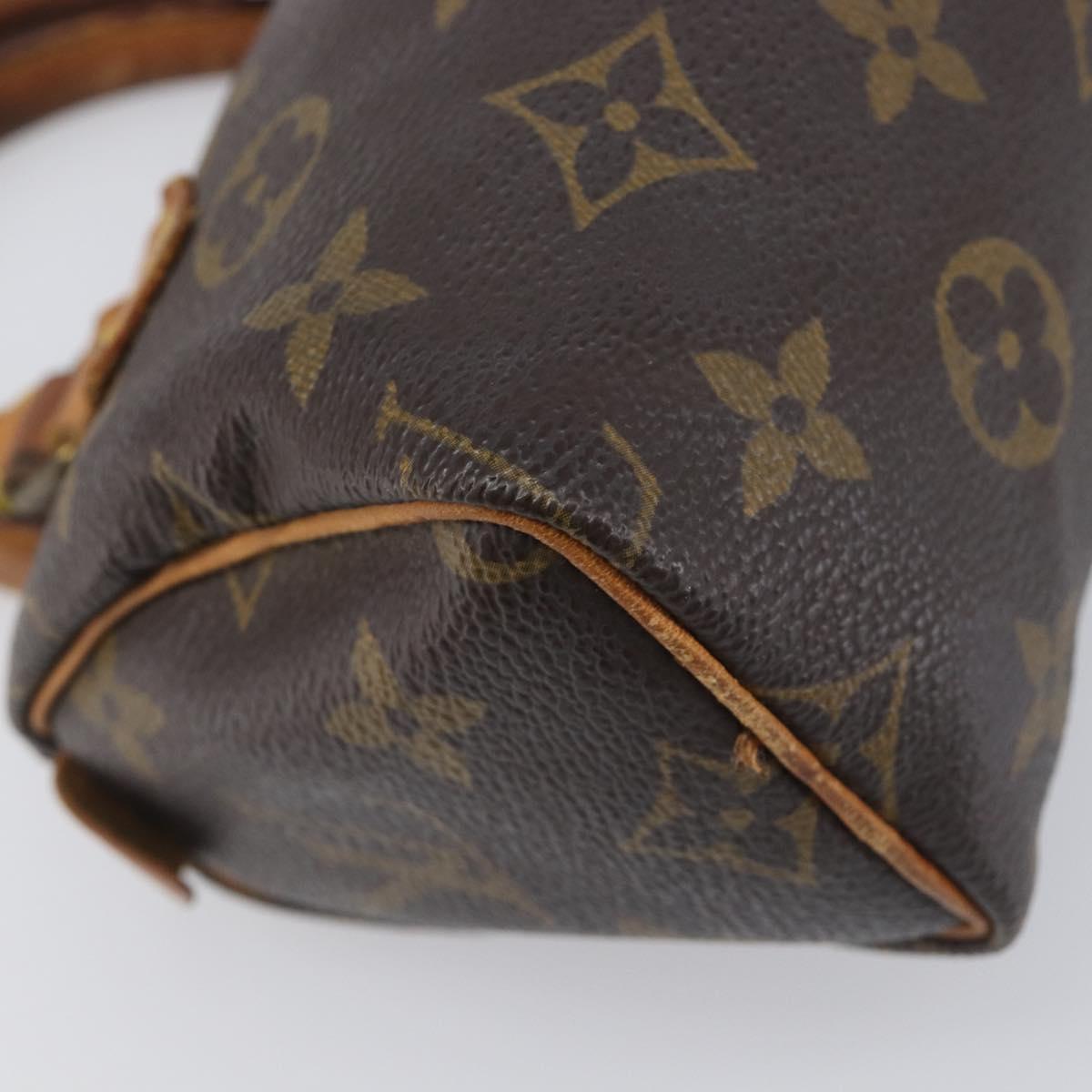 LOUIS VUITTON Monogram Mini Speedy Hand Bag M41534 LV Auth 197713