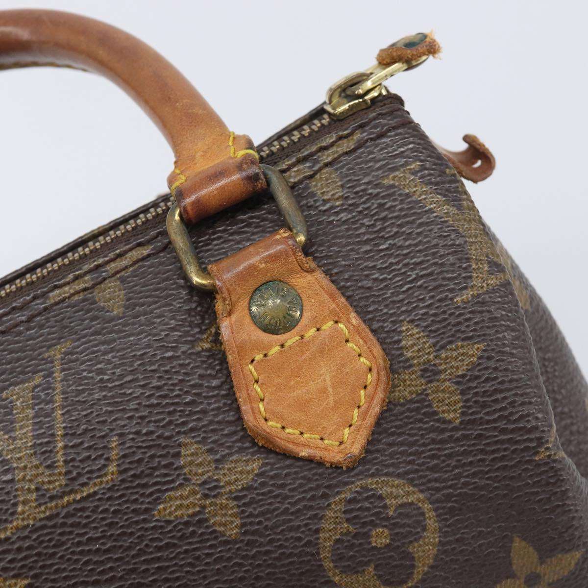 LOUIS VUITTON Monogram Mini Speedy Hand Bag M41534 LV Auth 197713