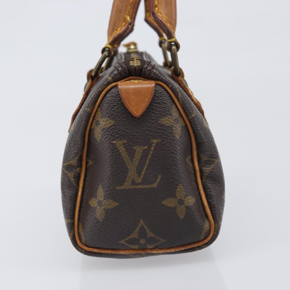LOUIS VUITTON Monogram Mini Speedy Hand Bag M41534 LV Auth 197713