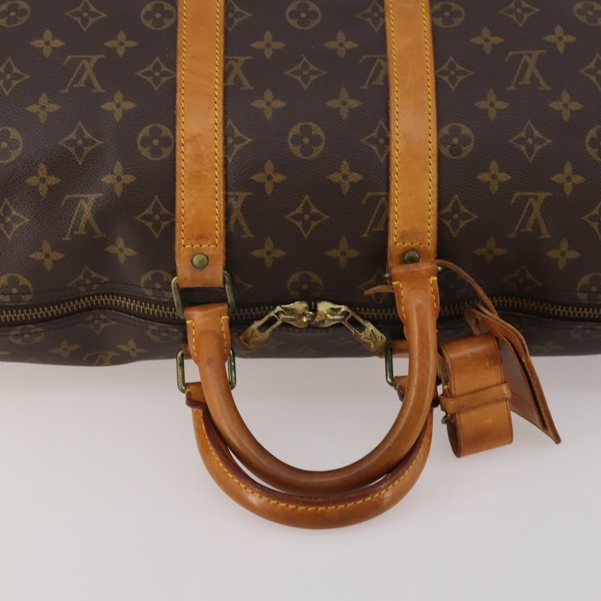 LOUIS VUITTON Monogram Keepall 45 Boston Bag M41428 LV Auth 197716A
