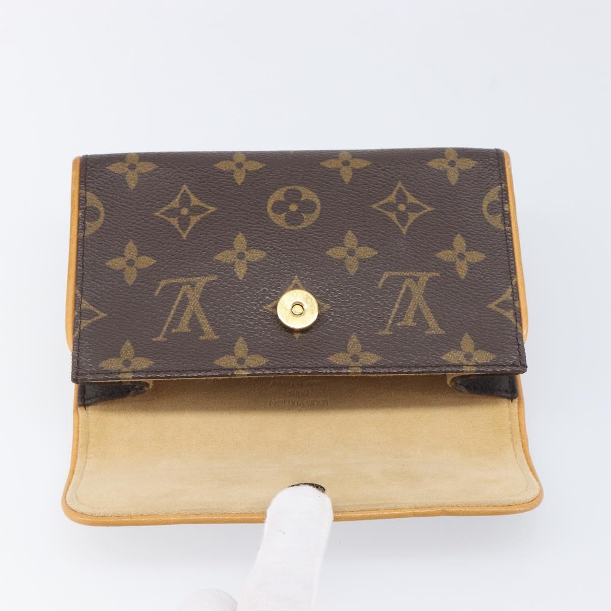 LOUIS VUITTON Monogram Pochette Florentine Waist bag M51855 LV Auth 197727