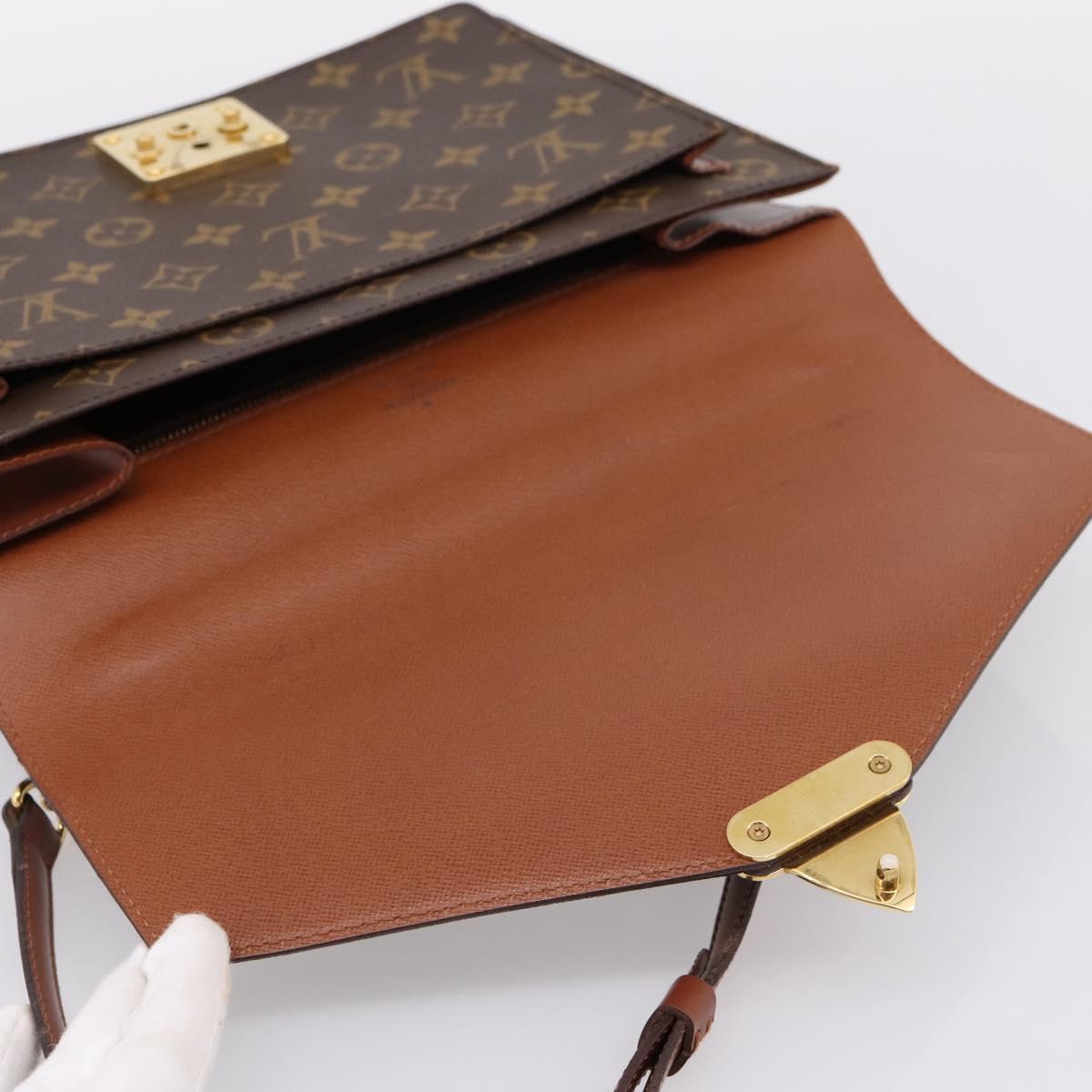 LOUIS VUITTON Monogram Monceau28 Hand Bag M51185 LV Auth 197738V