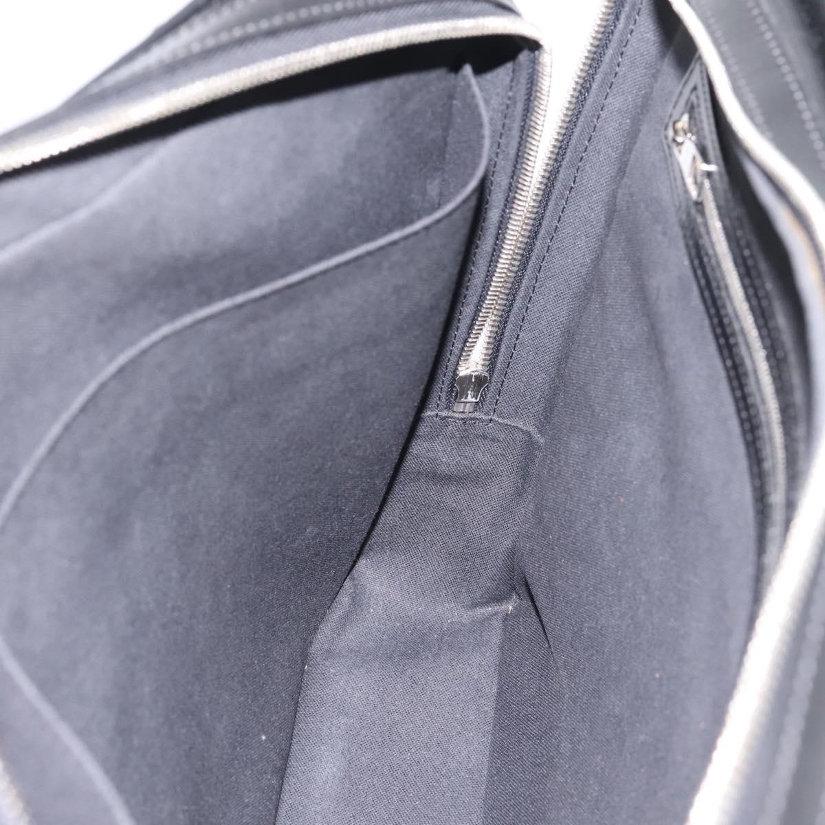 LOUIS VUITTON Epi Bassano GM Business Bag Black M54022 LV Auth 197745