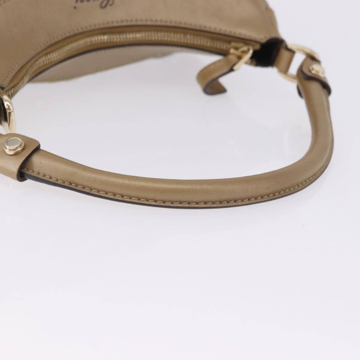 GUCCI GG Crystal Shoulder Bag Gold 190525 Auth 197749