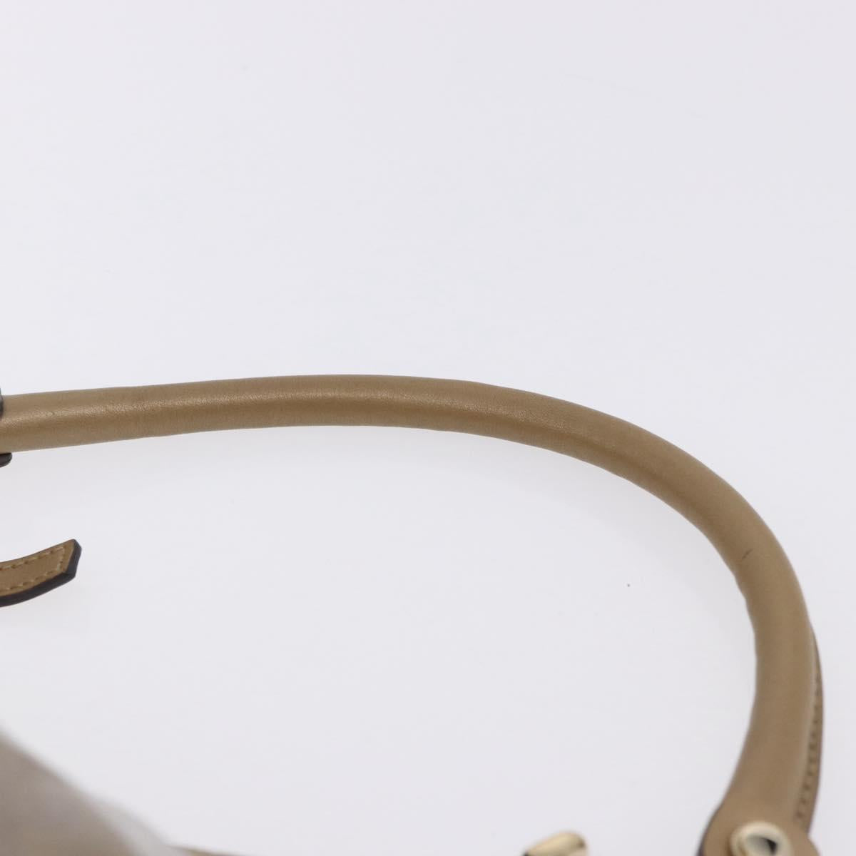 GUCCI GG Crystal Shoulder Bag Gold 190525 Auth 197749
