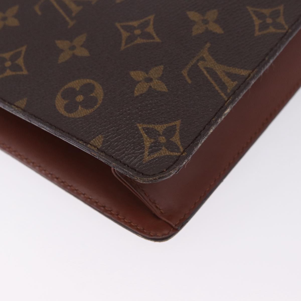 LOUIS VUITTON Monogram Monceau28 Hand Bag M51185 LV Auth 197753