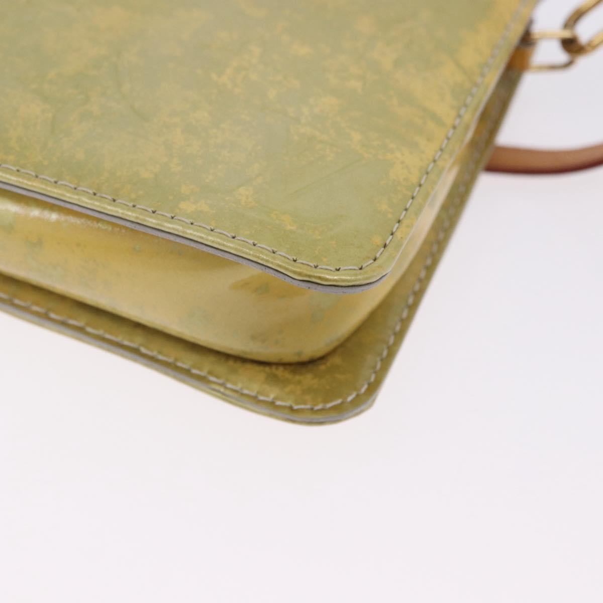 LOUIS VUITTON Monogram Vernis Lexington Accessory Pouch Gris M91056 Auth 197761