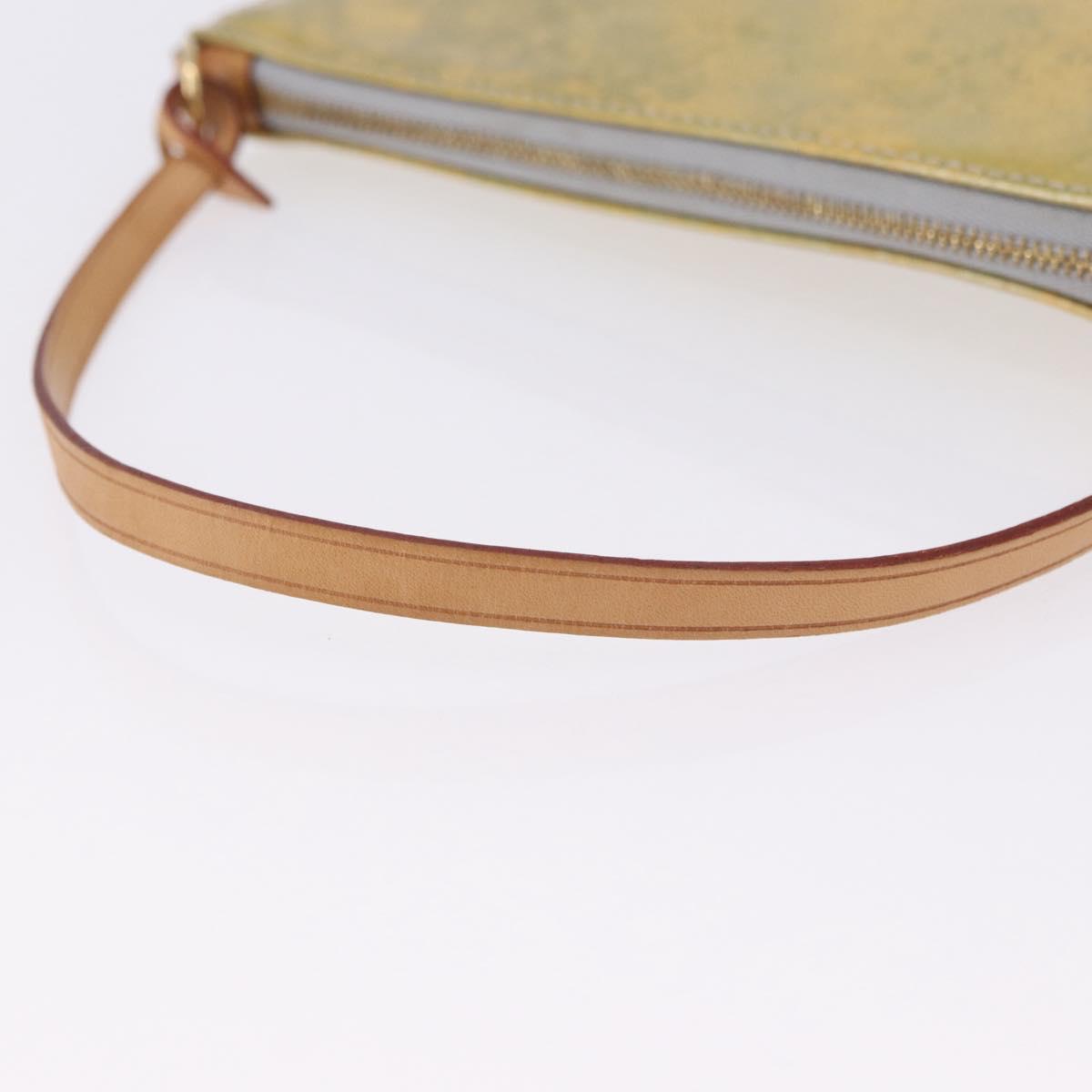 LOUIS VUITTON Monogram Vernis Lexington Accessory Pouch Gris M91056 Auth 197761
