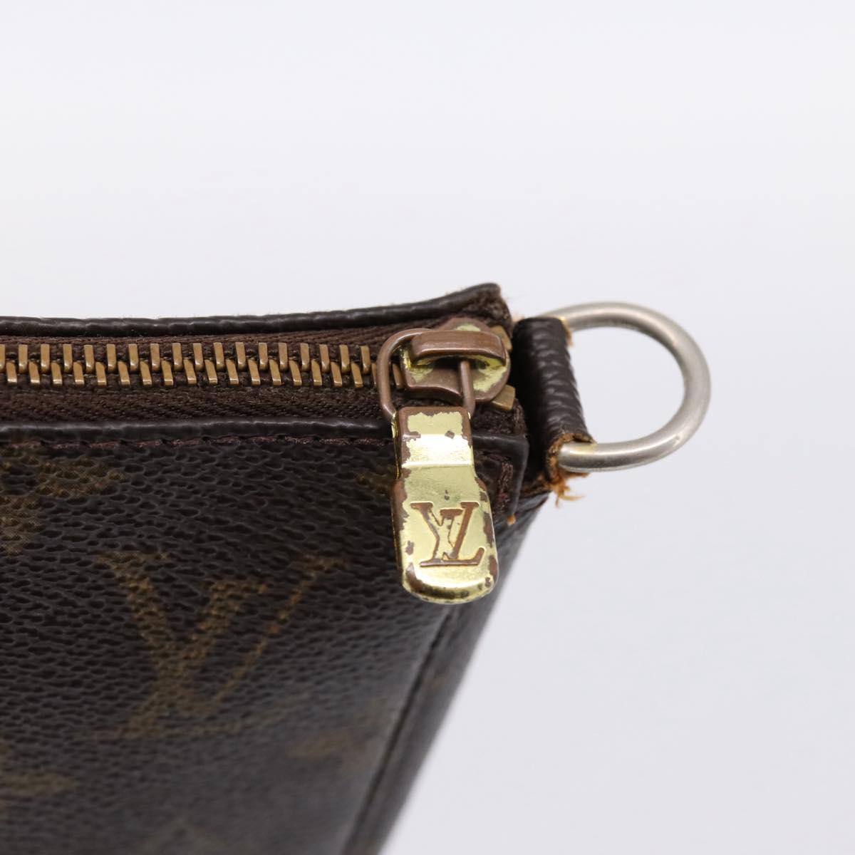 LOUIS VUITTON Monogram Pochette Accessoires Pouch M51980 LV Auth 197792