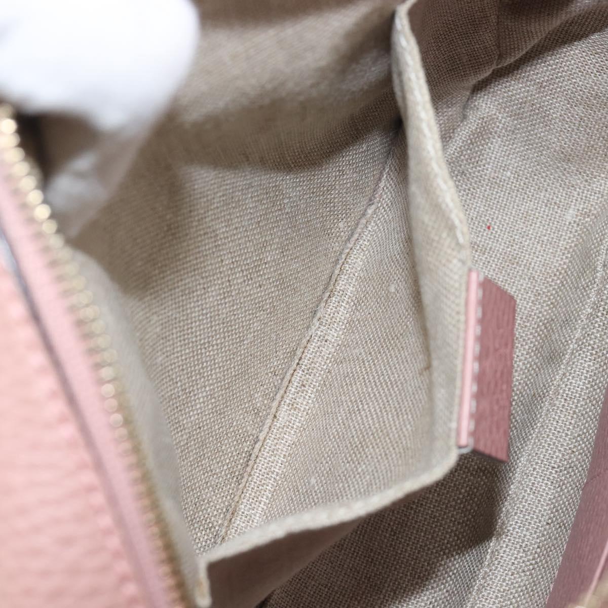 GUCCI GG Canvas Shoulder Bag Beige Gold 449413 Auth 197806A
