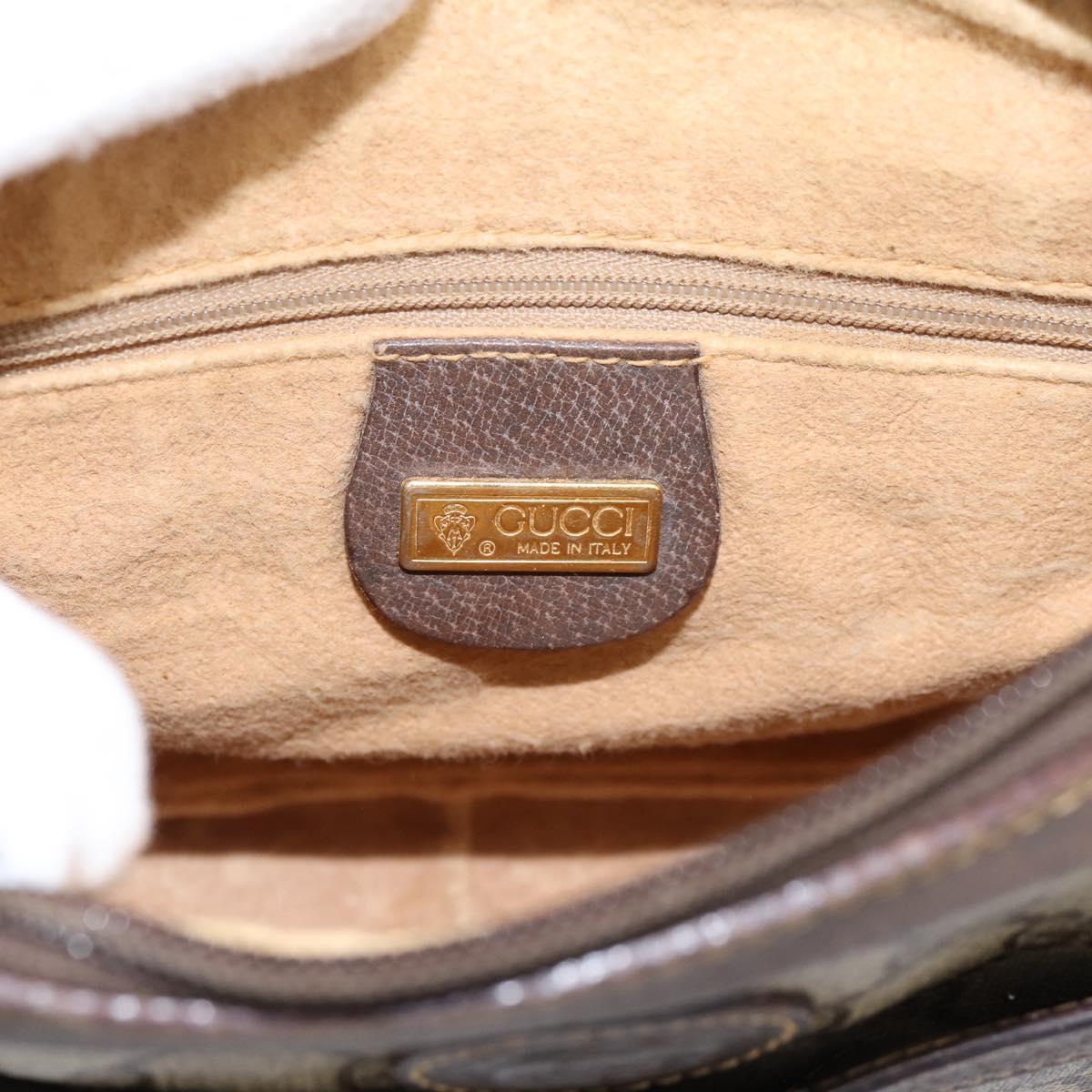 GUCCI GG Supreme Shoulder Bag PVC Beige Gold 007 90 0017 Auth 197810