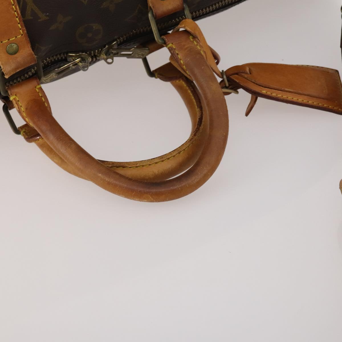 LOUIS VUITTON Monogram Keepall Bandouliere 45 Boston Bag M41418 LV Auth 197822