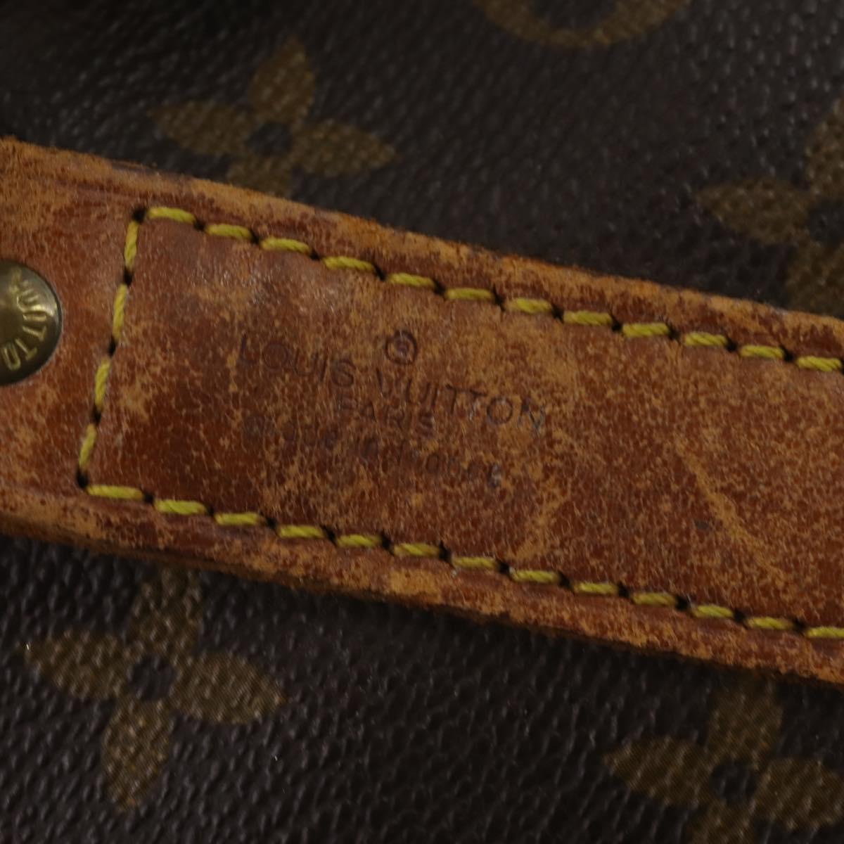 LOUIS VUITTON Monogram Keepall Bandouliere 55 Boston Bag M41414 LV Auth 197823