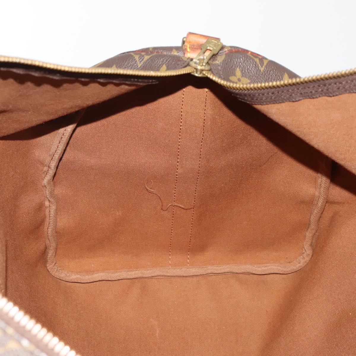 LOUIS VUITTON Monogram Keepall Bandouliere 55 Boston Bag M41414 LV Auth 197823