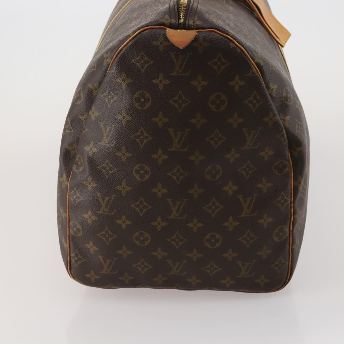 LOUIS VUITTON Monogram Keepall 60 Boston Bag M41422 LV Auth 197828