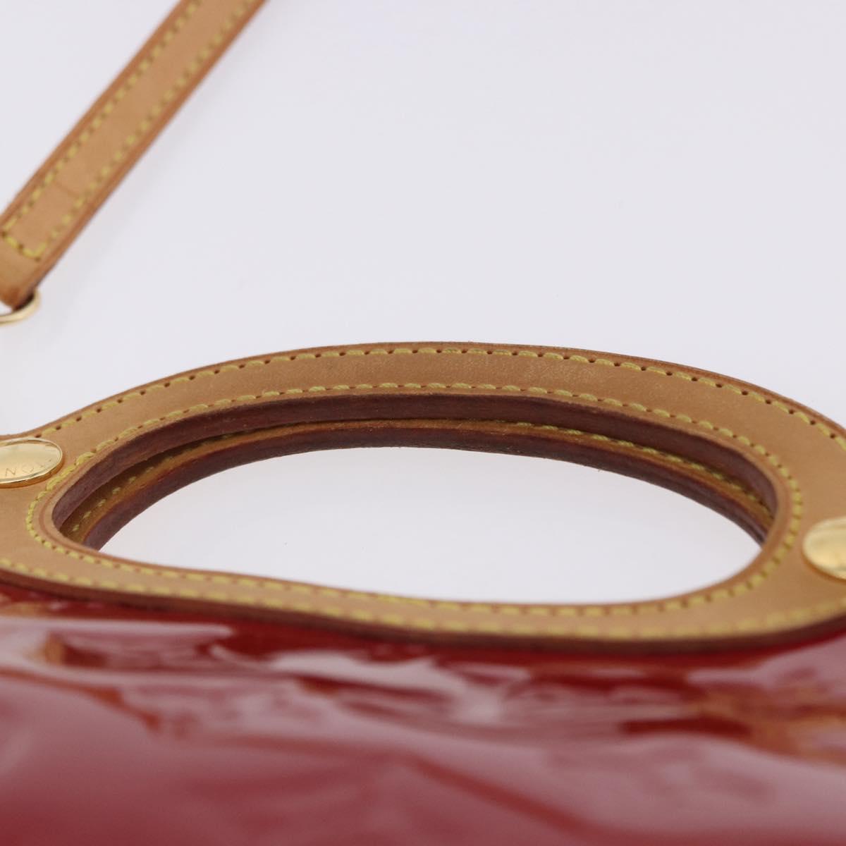 LOUIS VUITTON Monogram Vernis Roxbury Drive Pomme D'amour M91987 LV Auth 197839V