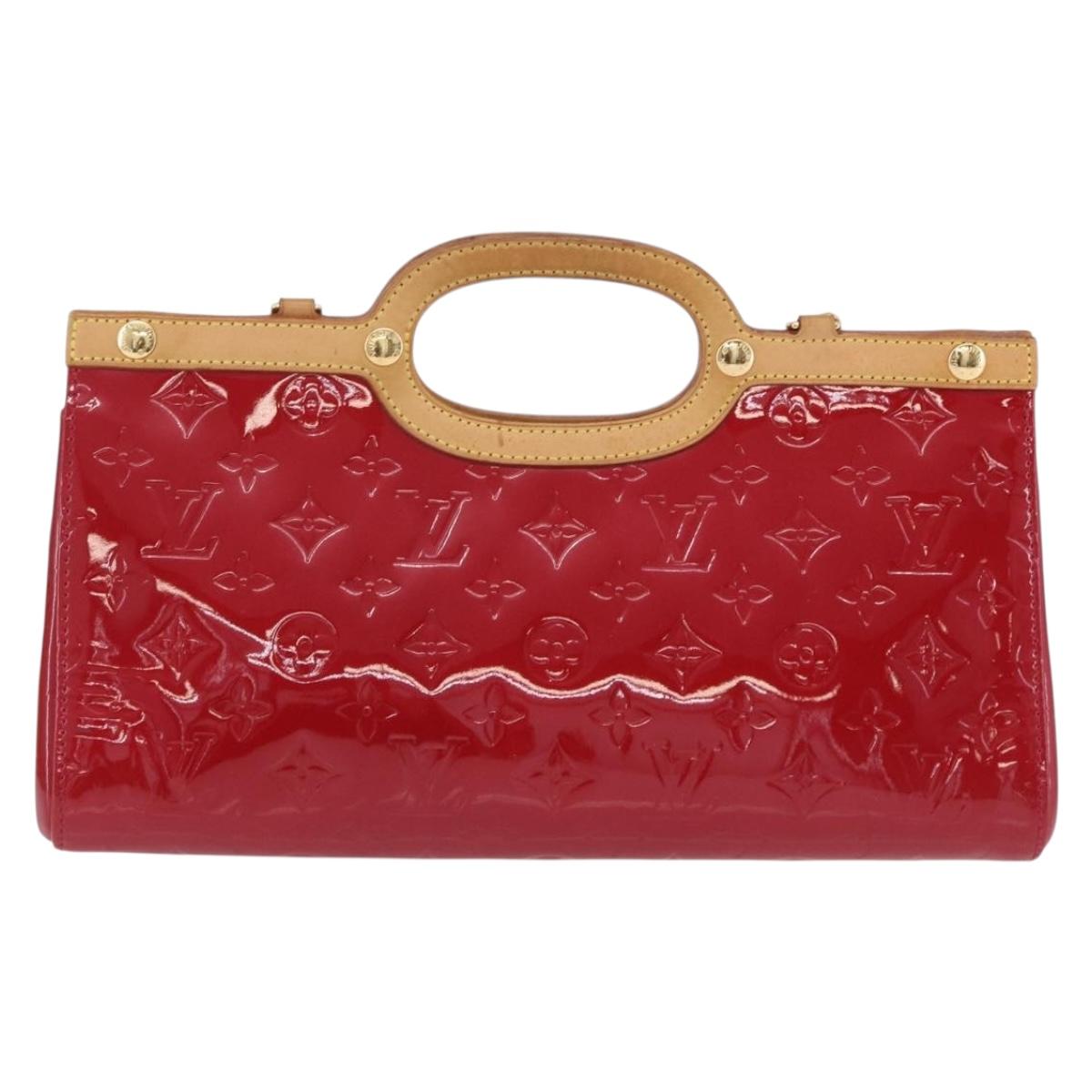 LOUIS VUITTON Monogram Vernis Roxbury Drive Pomme D'amour M91987 LV Auth 197839V