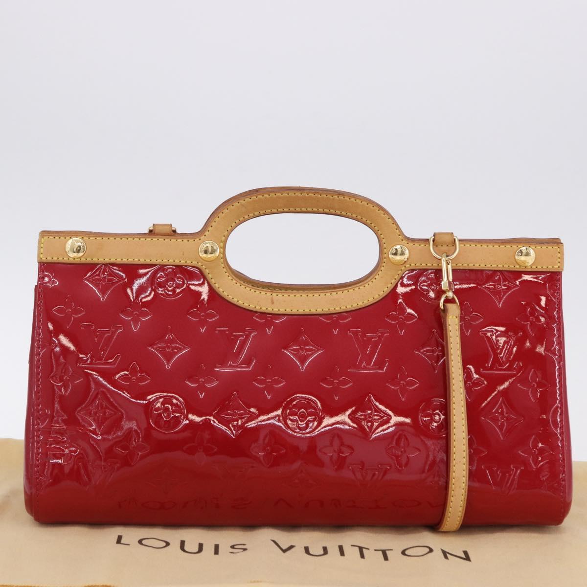 LOUIS VUITTON Monogram Vernis Roxbury Drive Pomme D'amour M91987 LV Auth 197839V