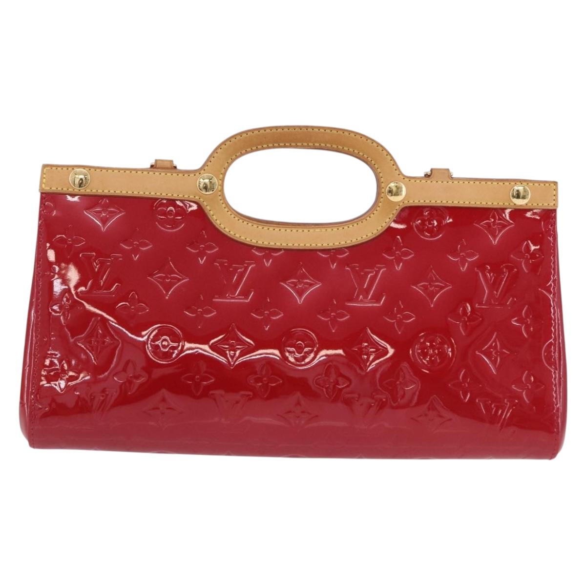 LOUIS VUITTON Monogram Vernis Roxbury Drive Pomme D'amour M91987 LV Auth 197839V
