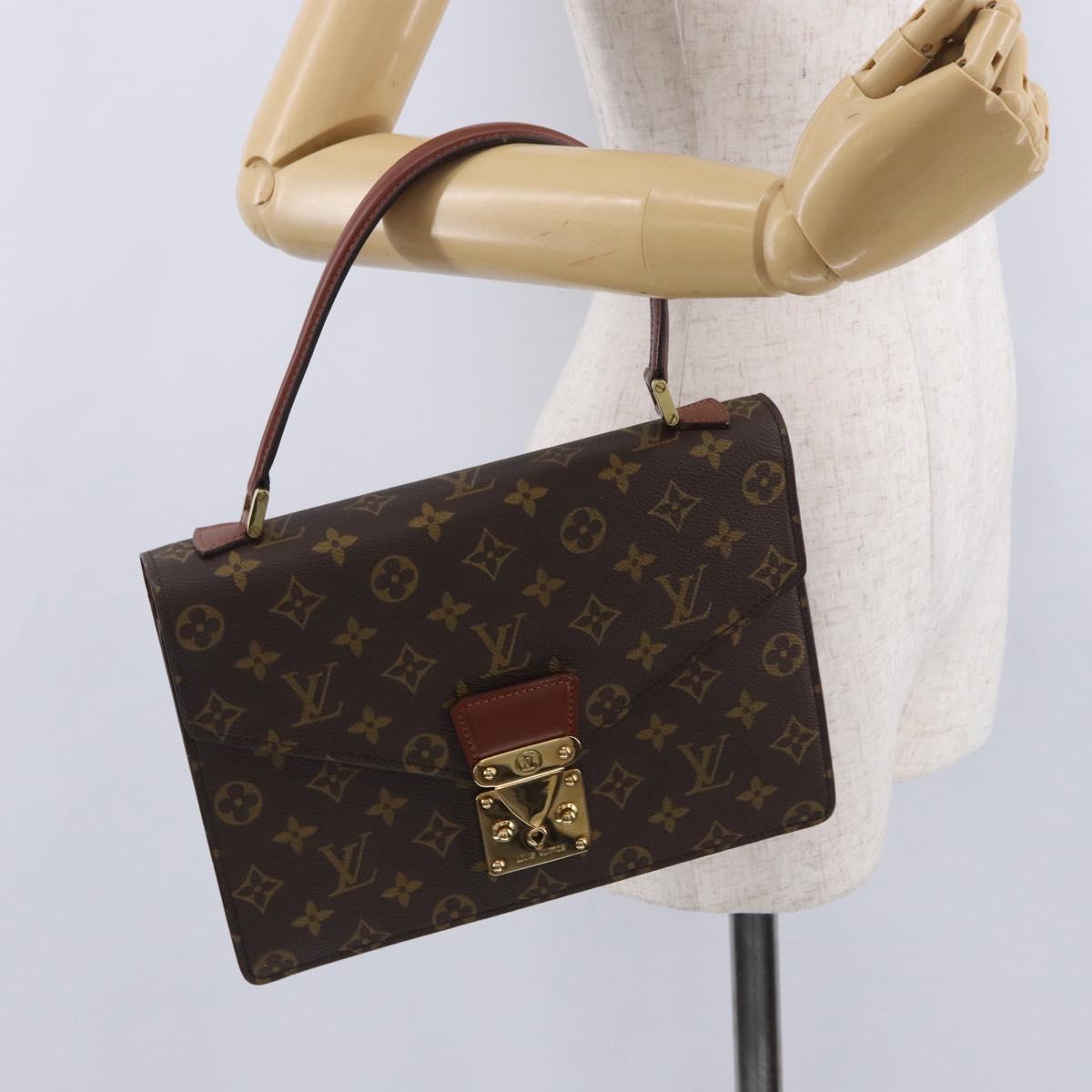LOUIS VUITTON Monogram Concorde Hand Bag M51190 LV Auth 197840