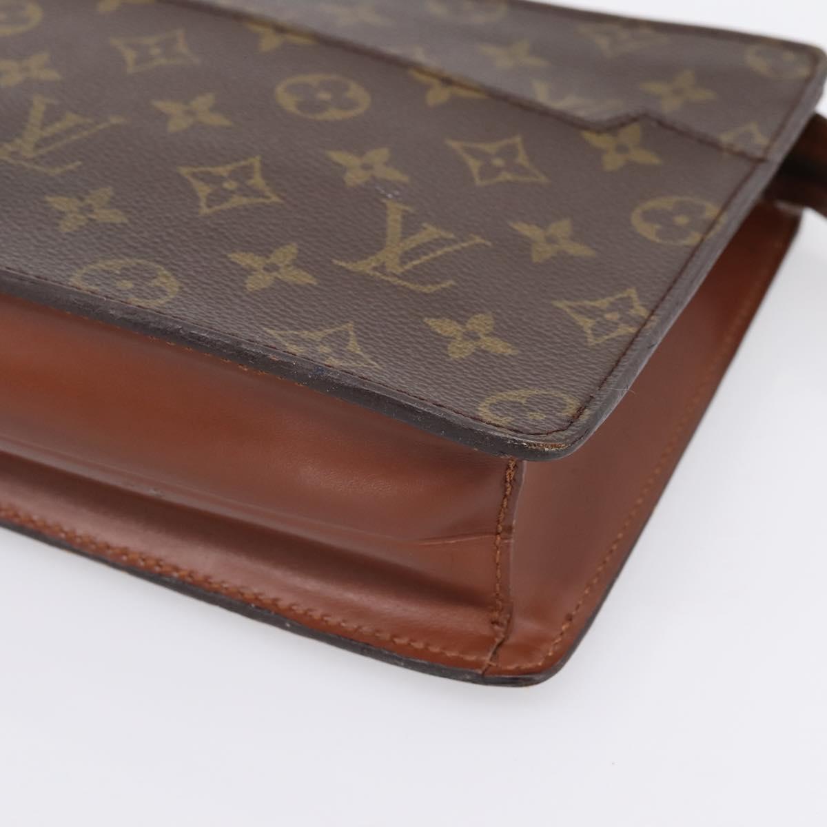 LOUIS VUITTON Monogram Pochette Homme Clutch Bag M51795 LV Auth 197841