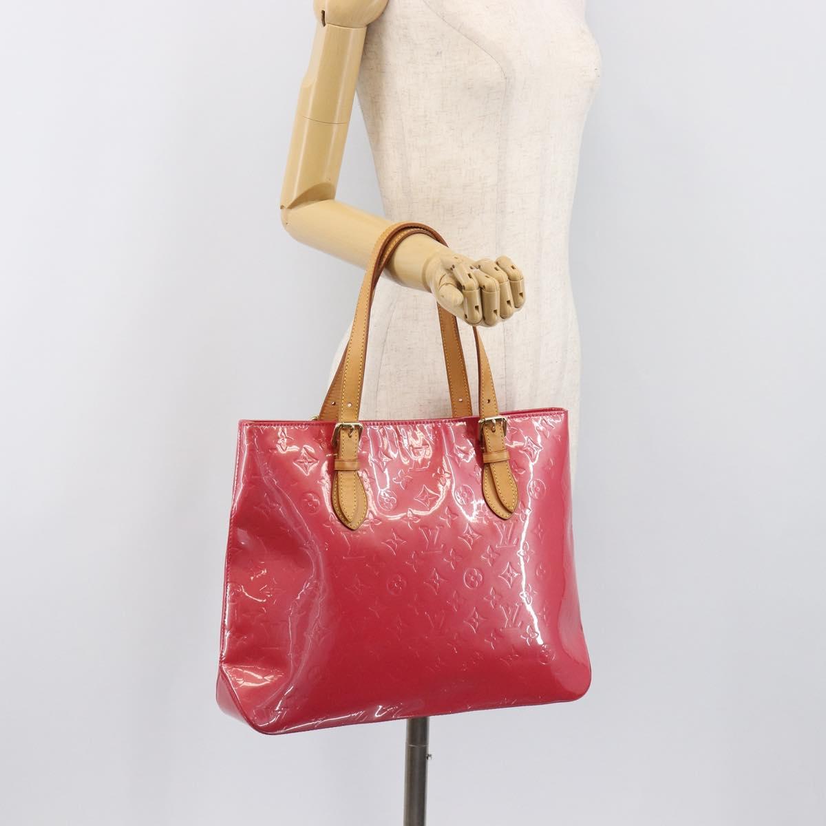 LOUIS VUITTON Monogram Vernis Brentwood Bag Fran Boise M9151F LV Auth 197865V