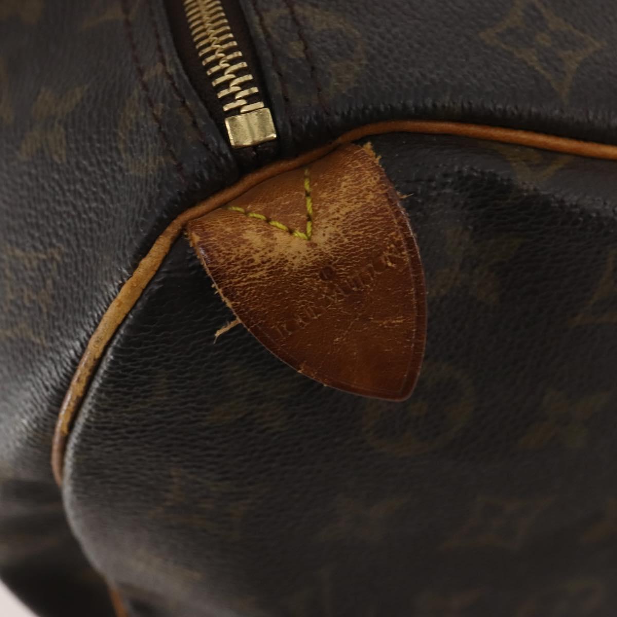 LOUIS VUITTON Monogram Speedy 35 Hand Bag M41524 LV Auth 197881