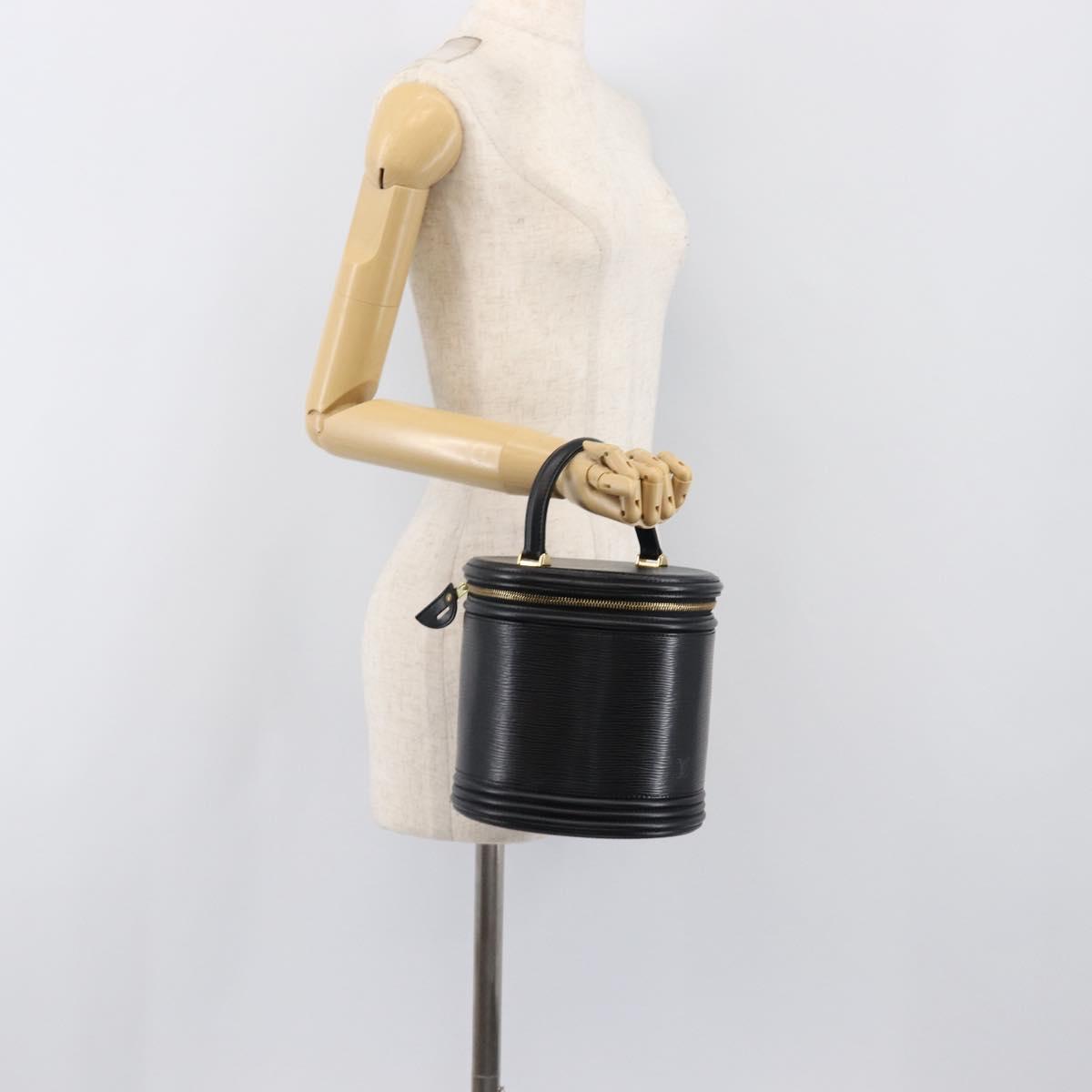 LOUIS VUITTON Epi Cannes Hand Bag Black M48032 LV Auth 197888V