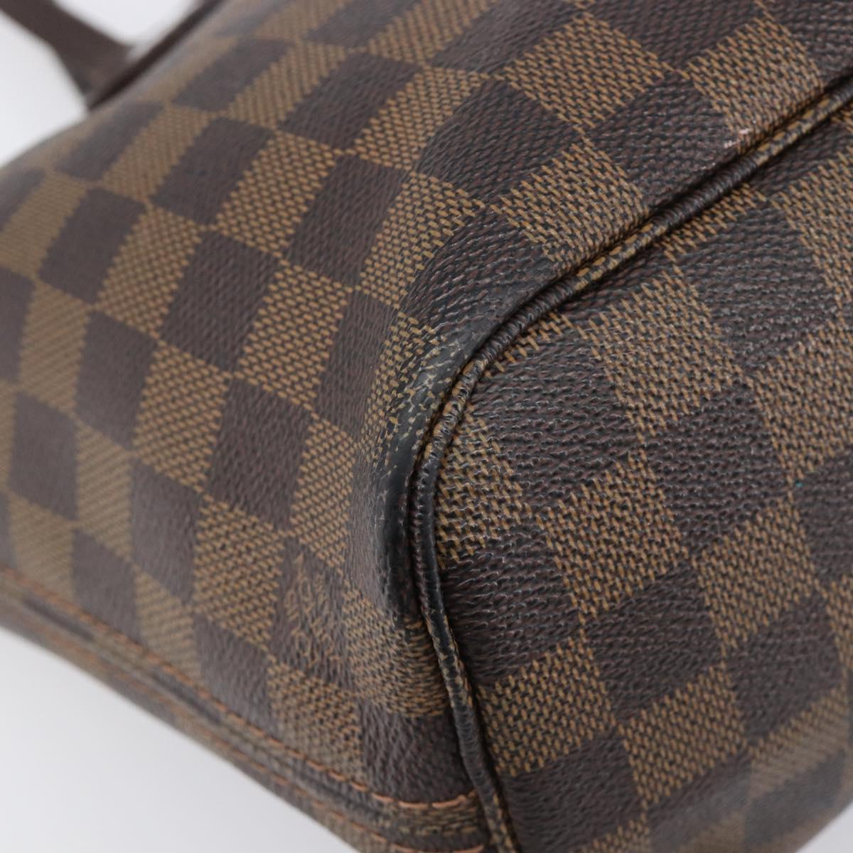 LOUIS VUITTON Damier Ebene Neverfull PM Tote Bag N51109 LV Auth 197891A