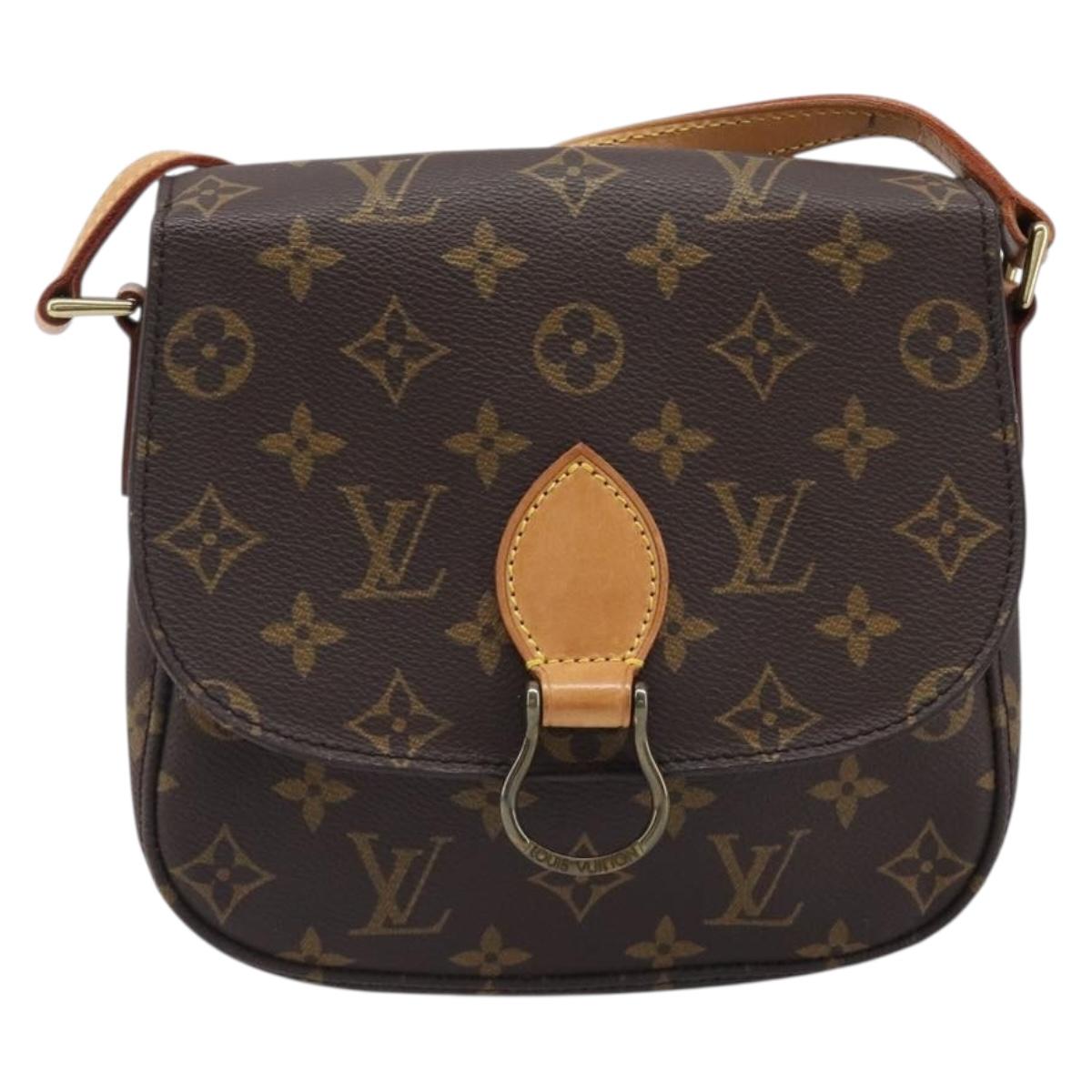LOUIS VUITTON Monogram Saint Cloud MM Shoulder Bag M51243 LV Auth 197892V