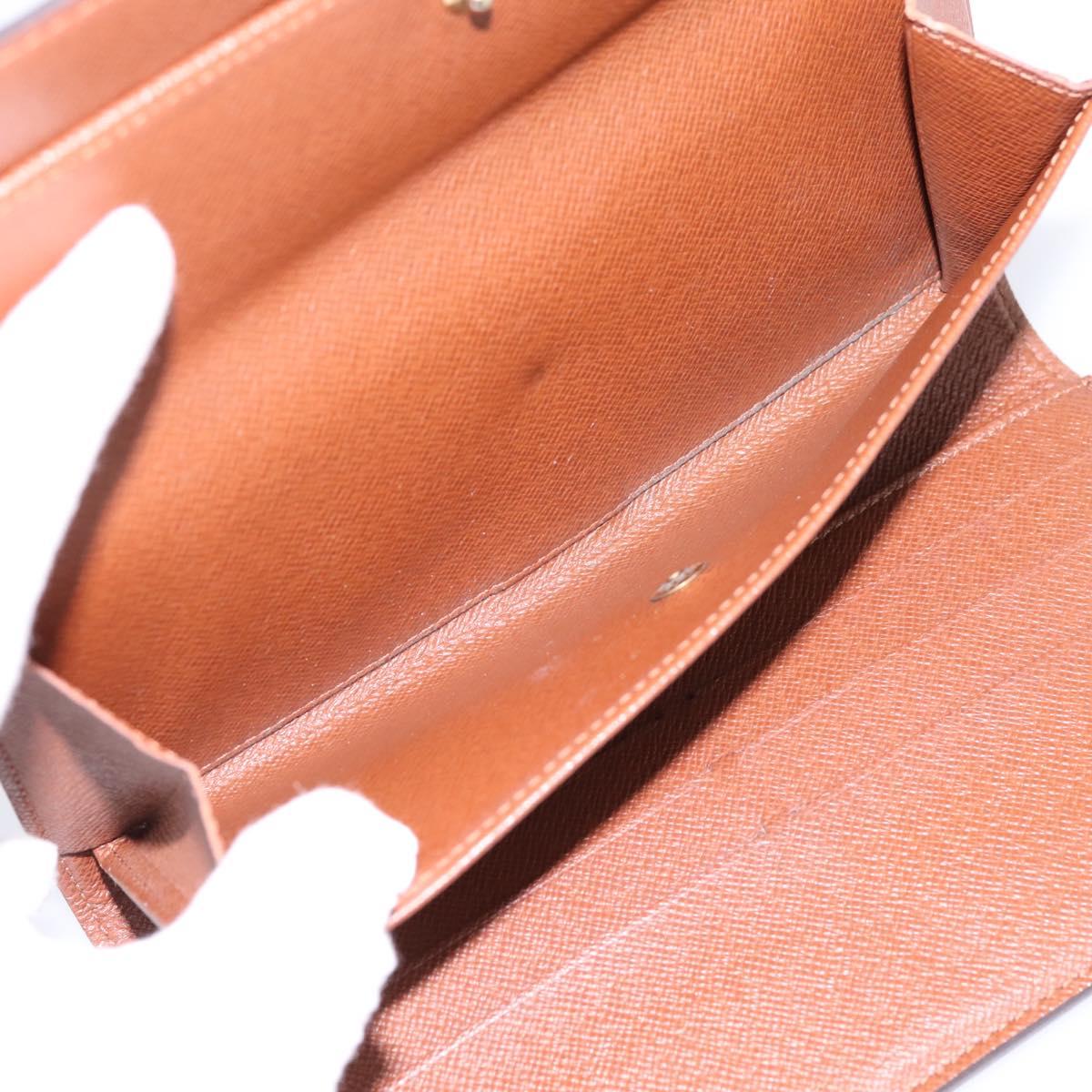 LOUIS VUITTON Portefeuille International Long Wallet M61217 LV Auth 197899V