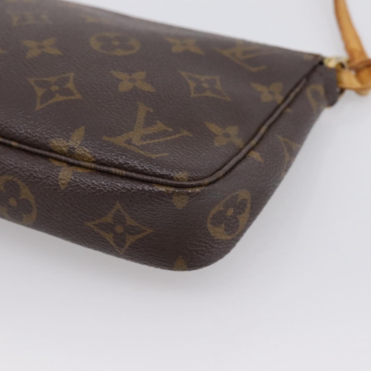LOUIS VUITTON Monogram Pochette Accessoires Pouch M51980 LV Auth 197900A