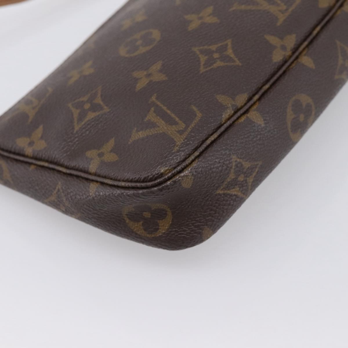 LOUIS VUITTON Monogram Pochette Accessoires Pouch M51980 LV Auth 197900A