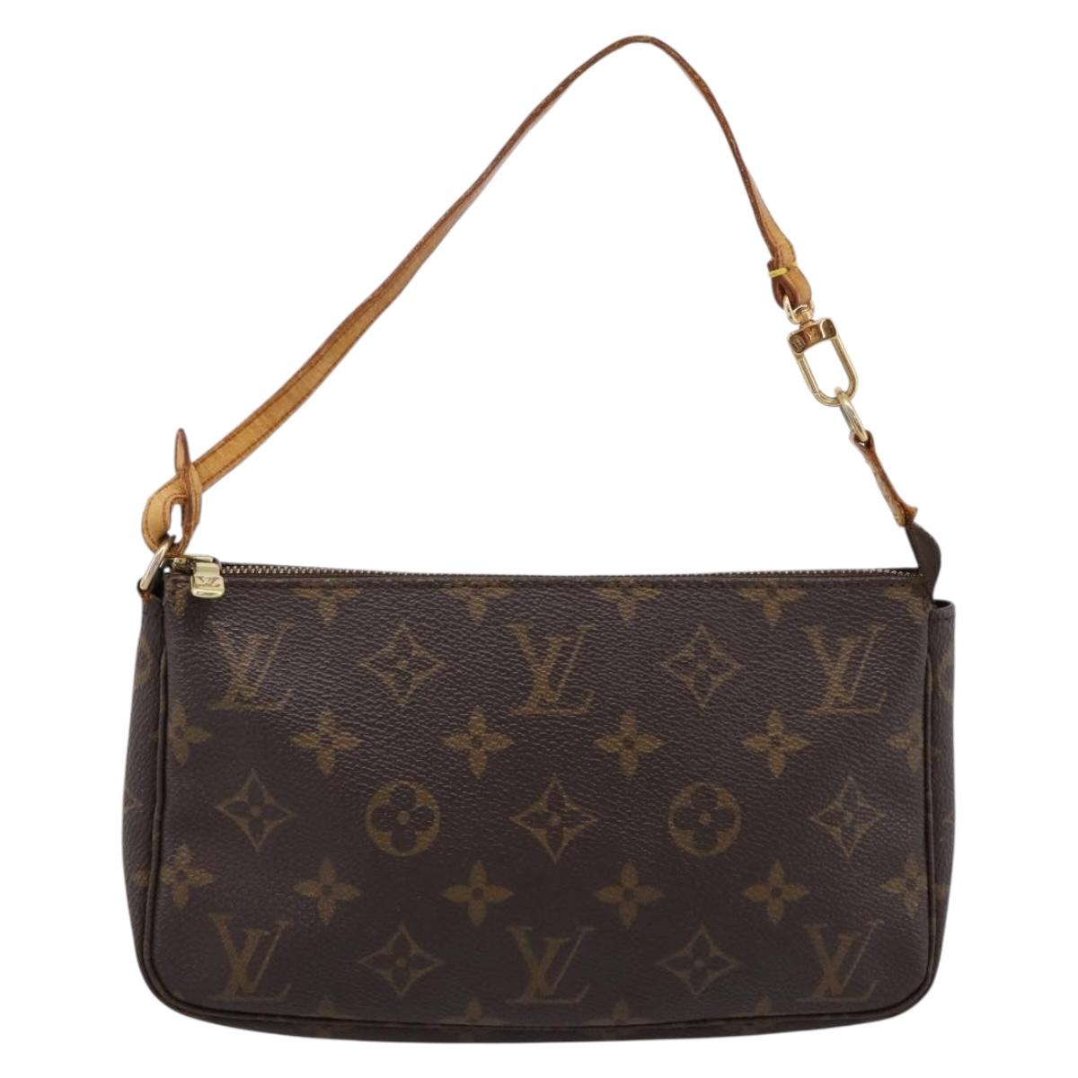 LOUIS VUITTON Monogram Pochette Accessoires Pouch M51980 LV Auth 197900A