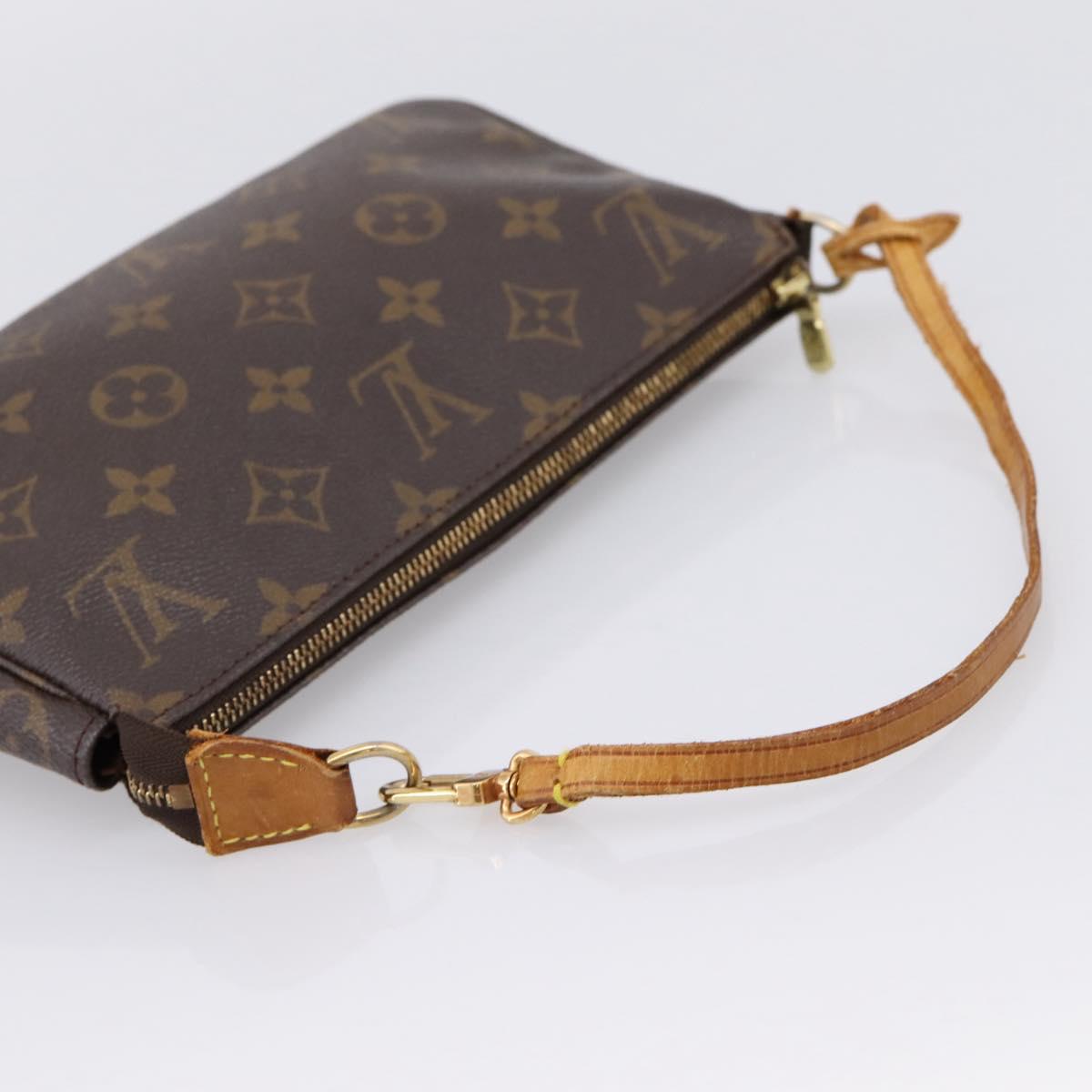 LOUIS VUITTON Monogram Pochette Accessoires Pouch M51980 LV Auth 197900A