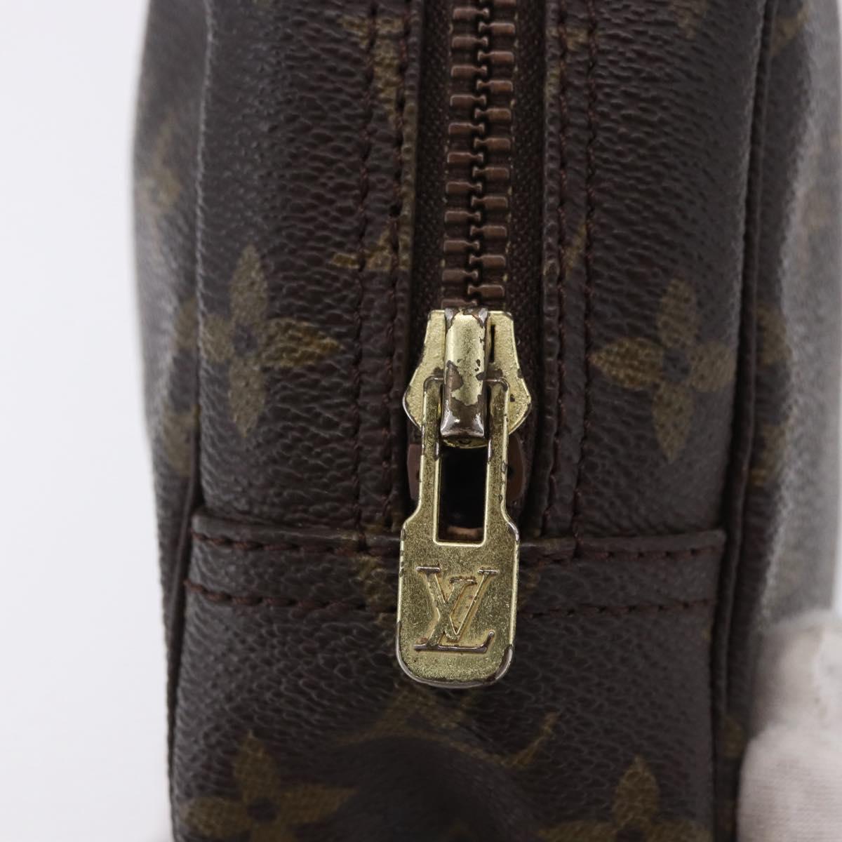 LOUIS VUITTON Monogram Trousse Toilette 23 Clutch Bag M47524 LV Auth 197907