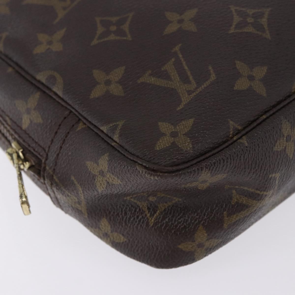 LOUIS VUITTON Monogram Trousse Toilette 23 Clutch Bag M47524 LV Auth 197907
