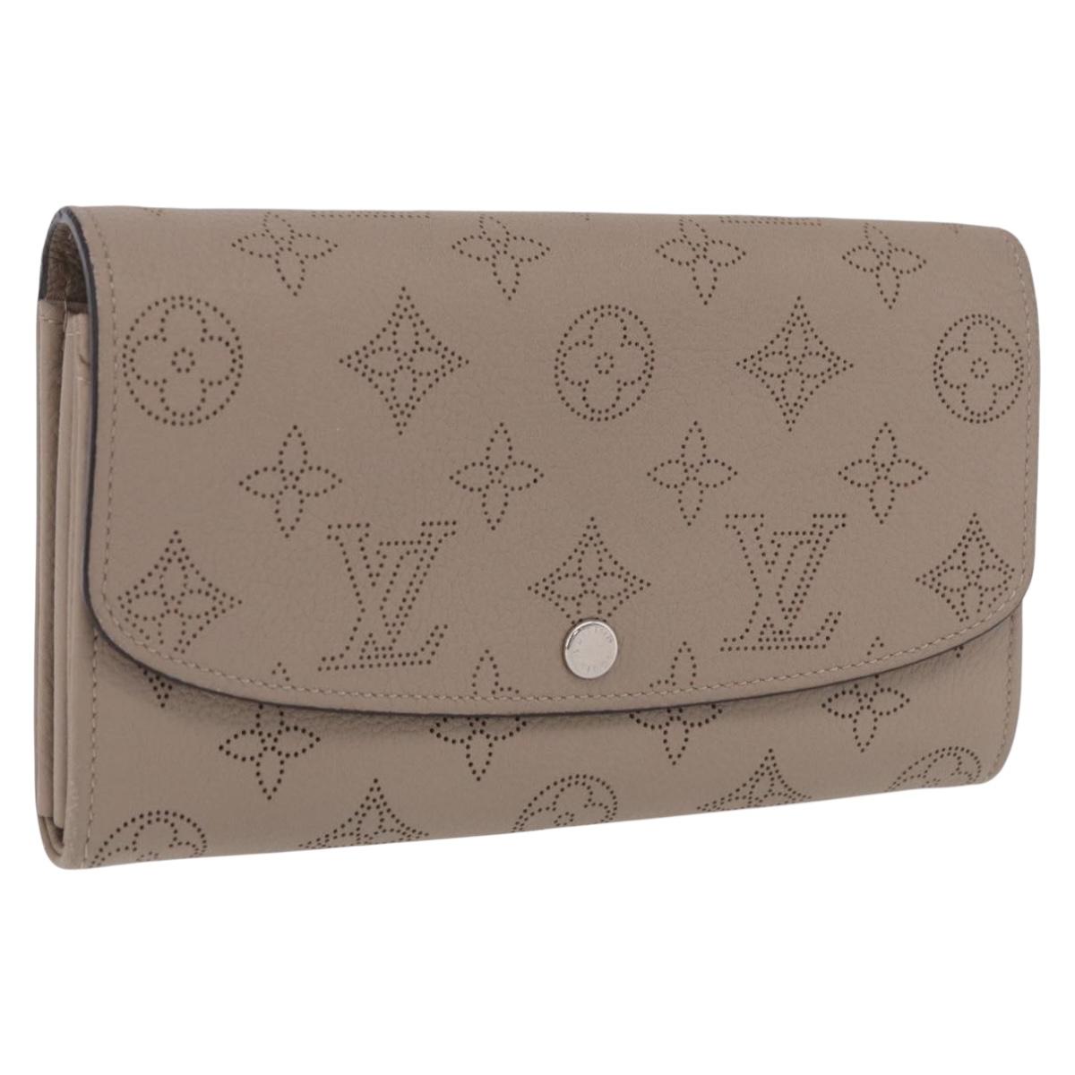LOUIS VUITTON Mahina Portefeuille Iris Long Wallet Galet M60144 LV Auth 197911M