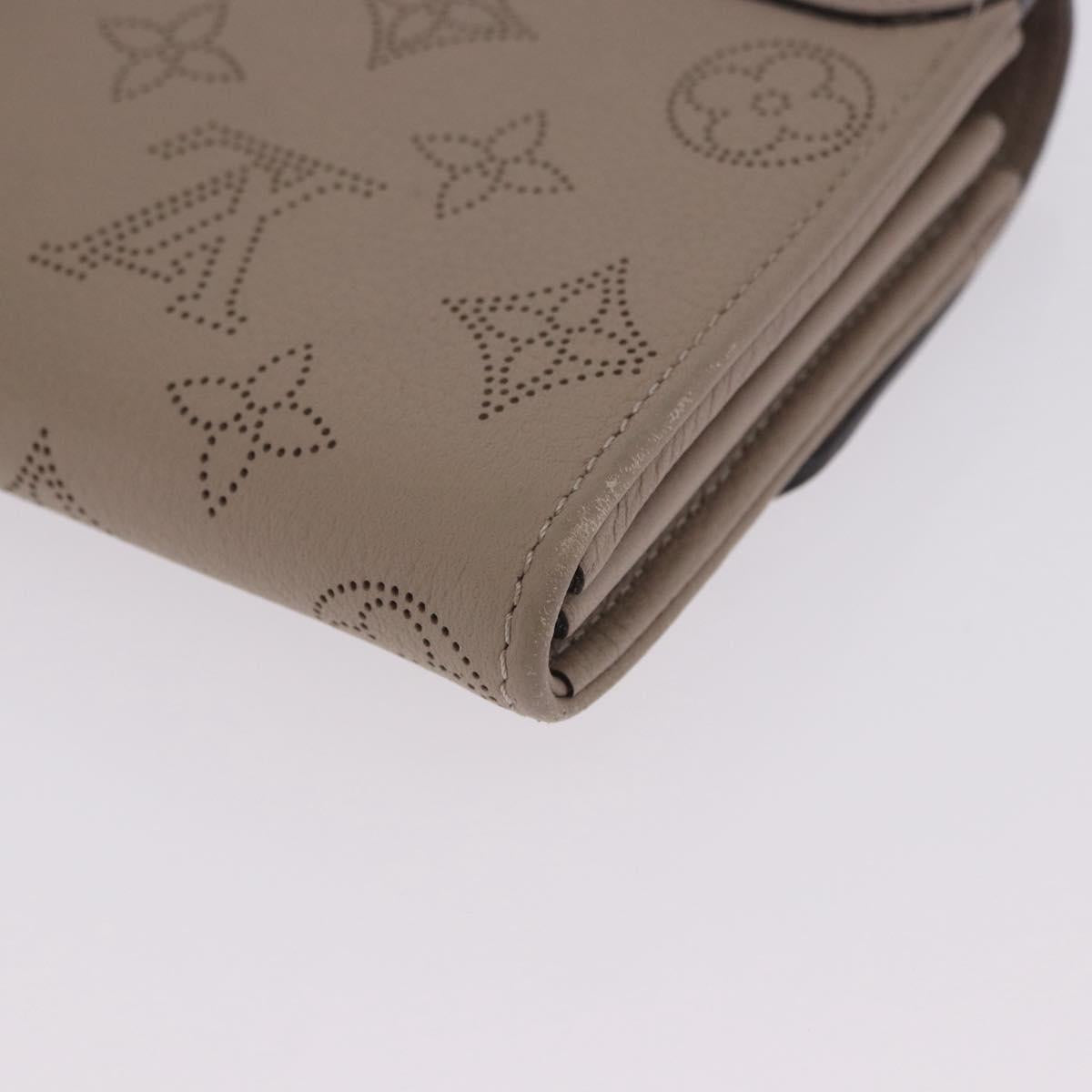 LOUIS VUITTON Mahina Portefeuille Iris Long Wallet Galet M60144 LV Auth 197911M