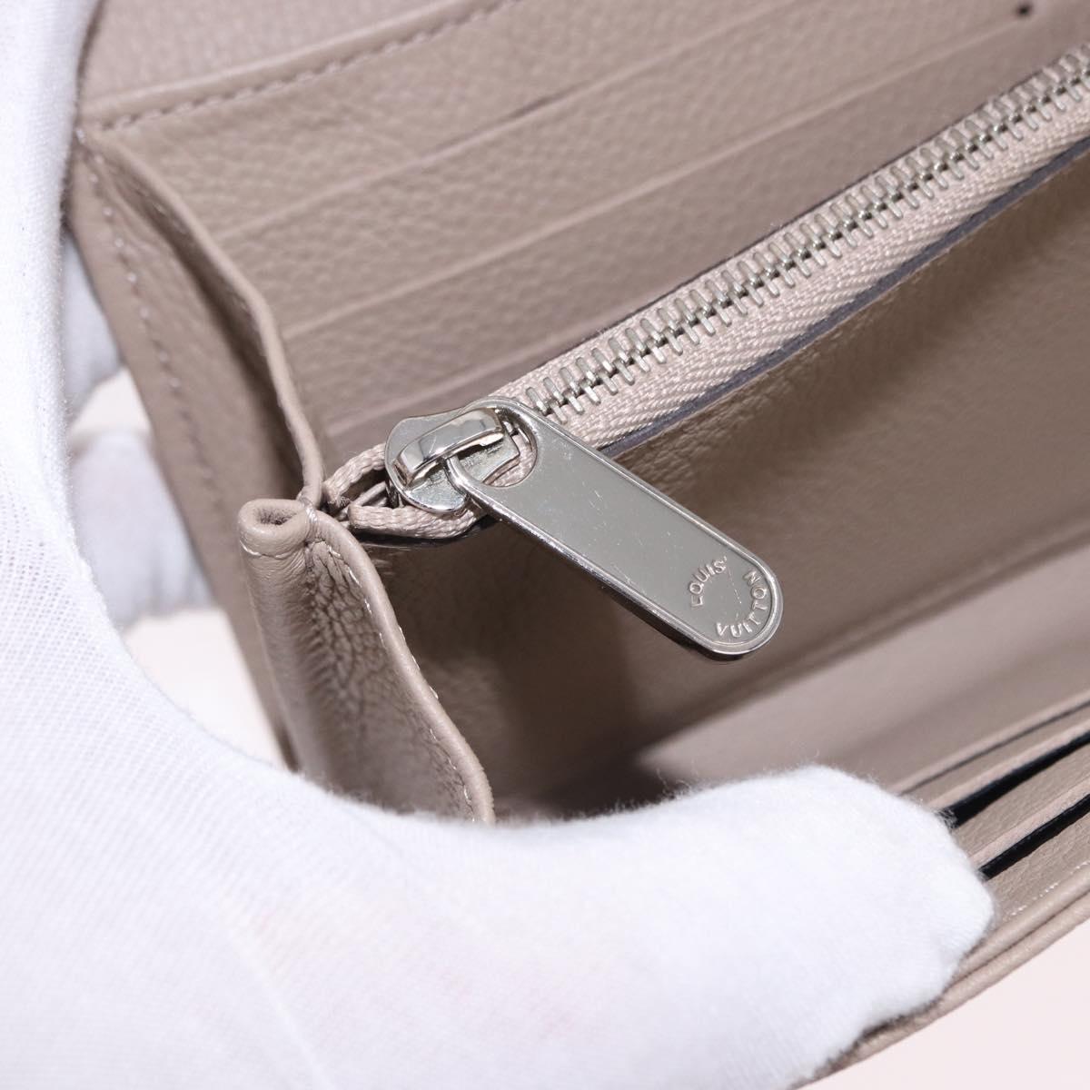 LOUIS VUITTON Mahina Portefeuille Iris Long Wallet Galet M60144 LV Auth 197911M