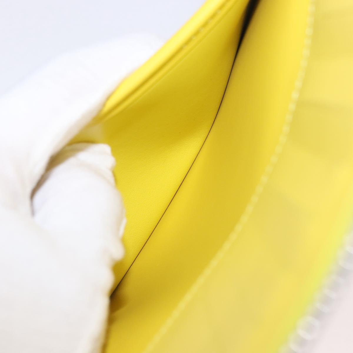 LOUIS VUITTON Monogram Everyday Zippy Wallet Vertical Yellow M80852 Auth 197912M